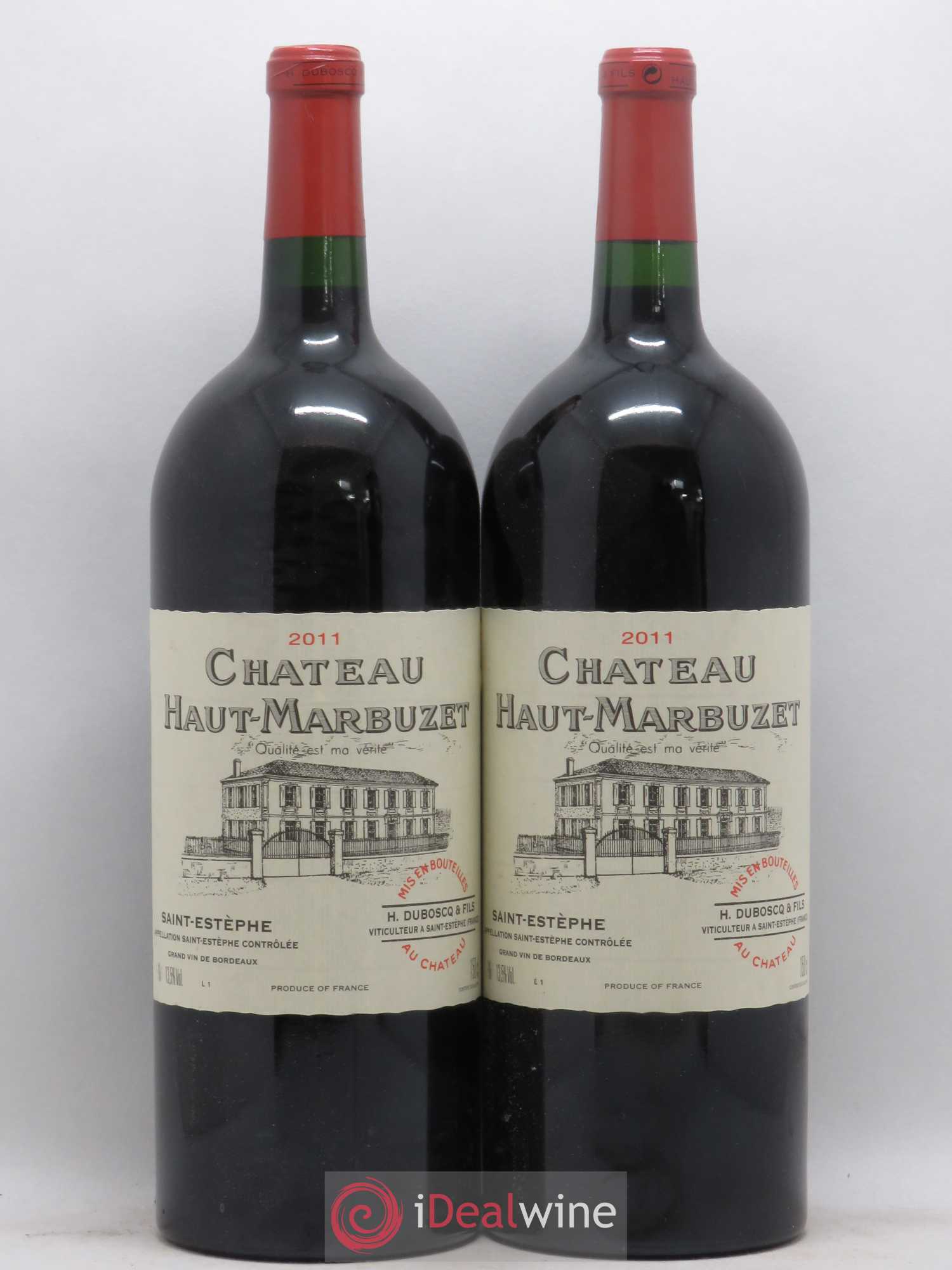 Château Haut Marbuzet 2011 - Lot de 2 magnums - 0