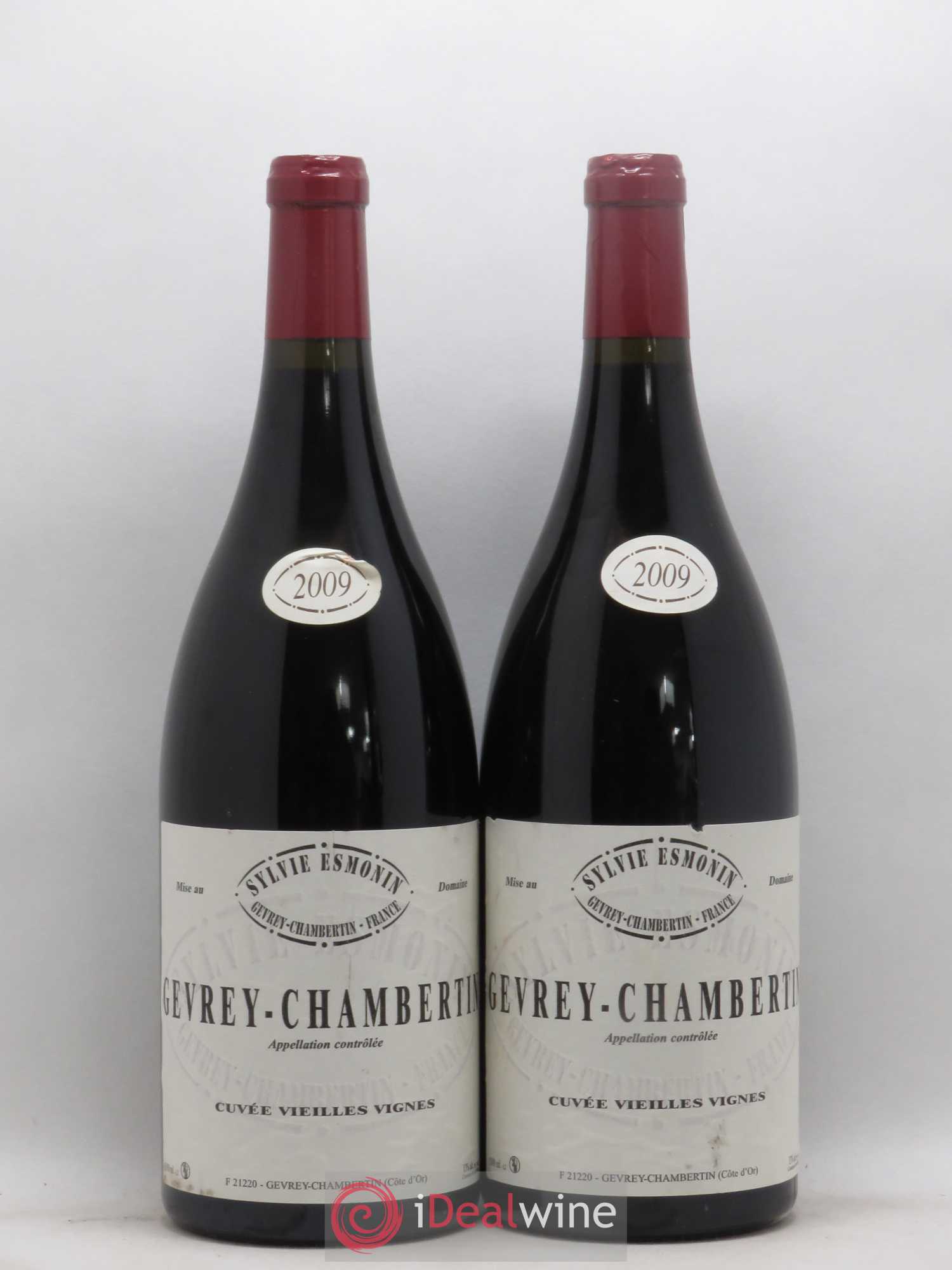 Gevrey-Chambertin Vieilles Vignes Sylvie Esmonin 2009 - Lot de 2 magnums - 0