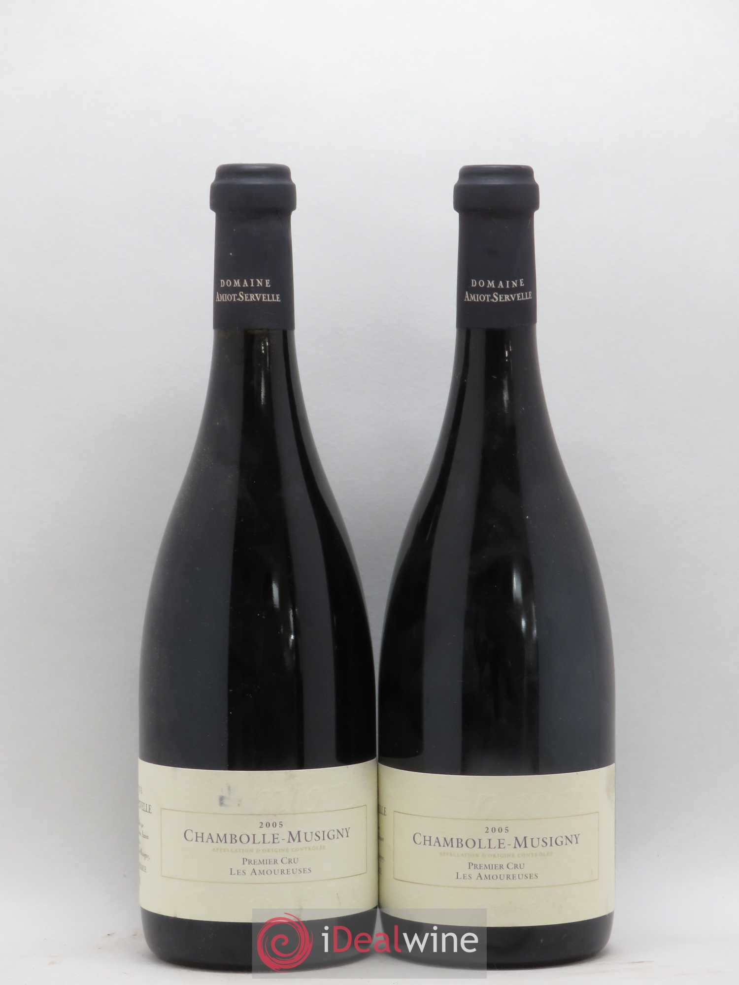 Chambolle-Musigny 1er Cru Les Amoureuses Amiot-Servelle 2005 - Lot de 2 bouteilles - 0
