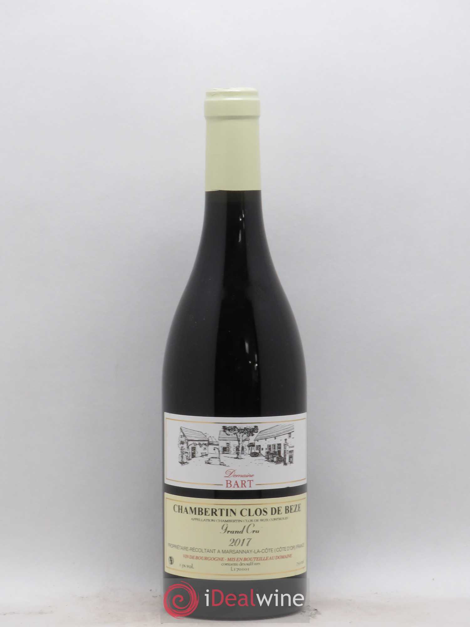 Chambertin Clos de Bèze Grand Cru Bart (Domaine) 2017 - Lot de 1 bouteille - 0