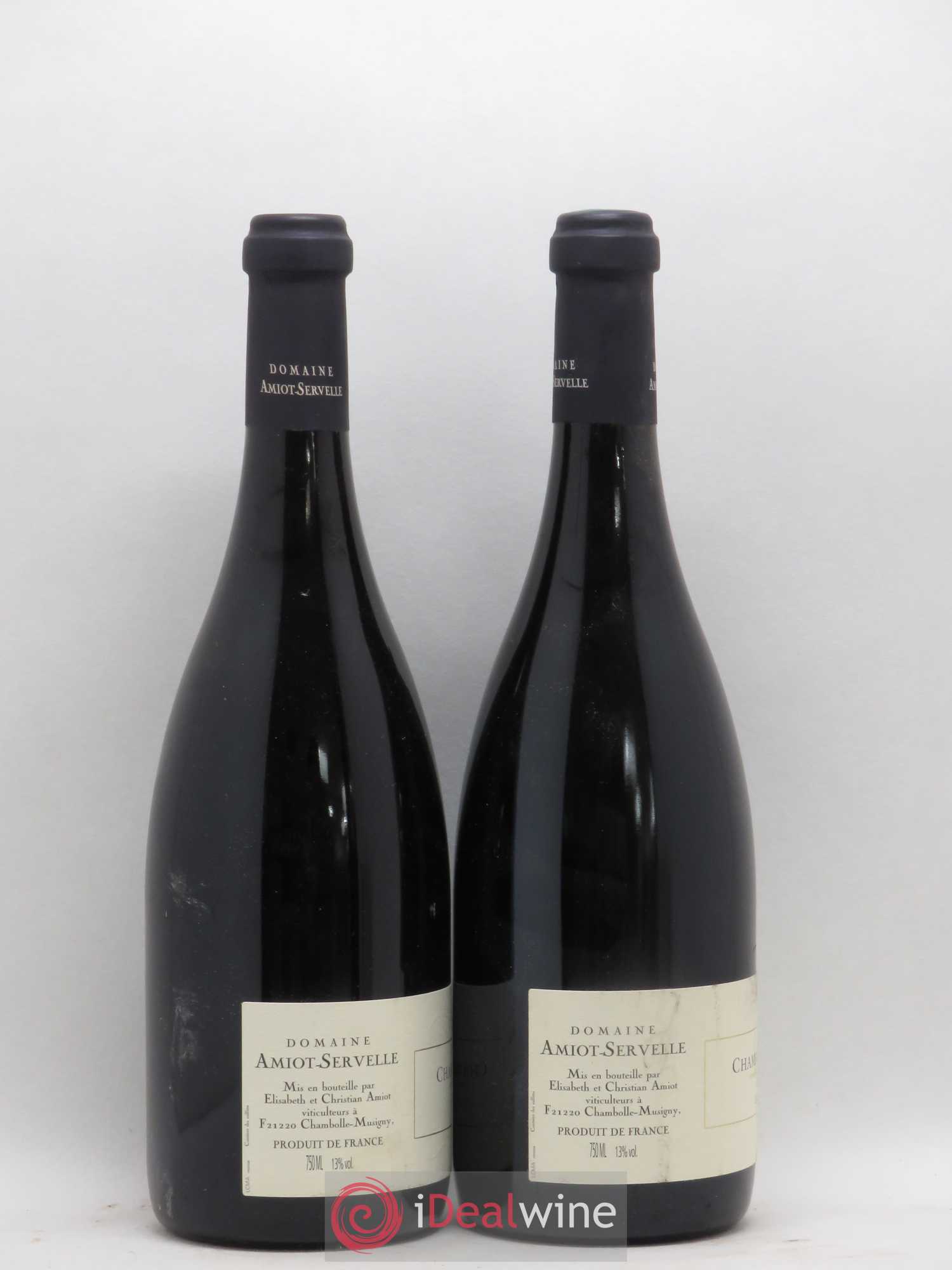Chambolle-Musigny 1er Cru Les Amoureuses Amiot-Servelle 2005 - Lot de 2 bouteilles - 1