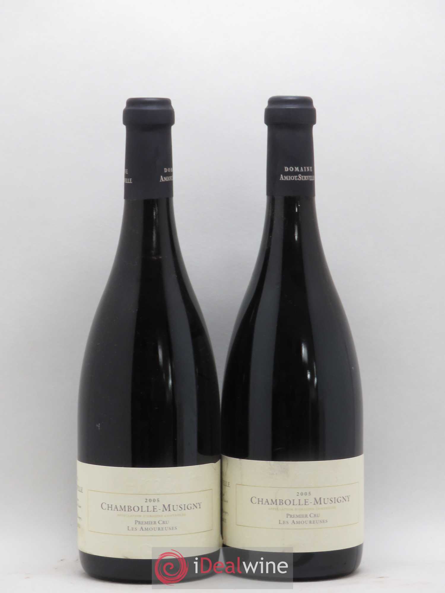 Chambolle-Musigny 1er Cru Les Amoureuses Amiot-Servelle 2005 - Lot de 2 bouteilles - 0