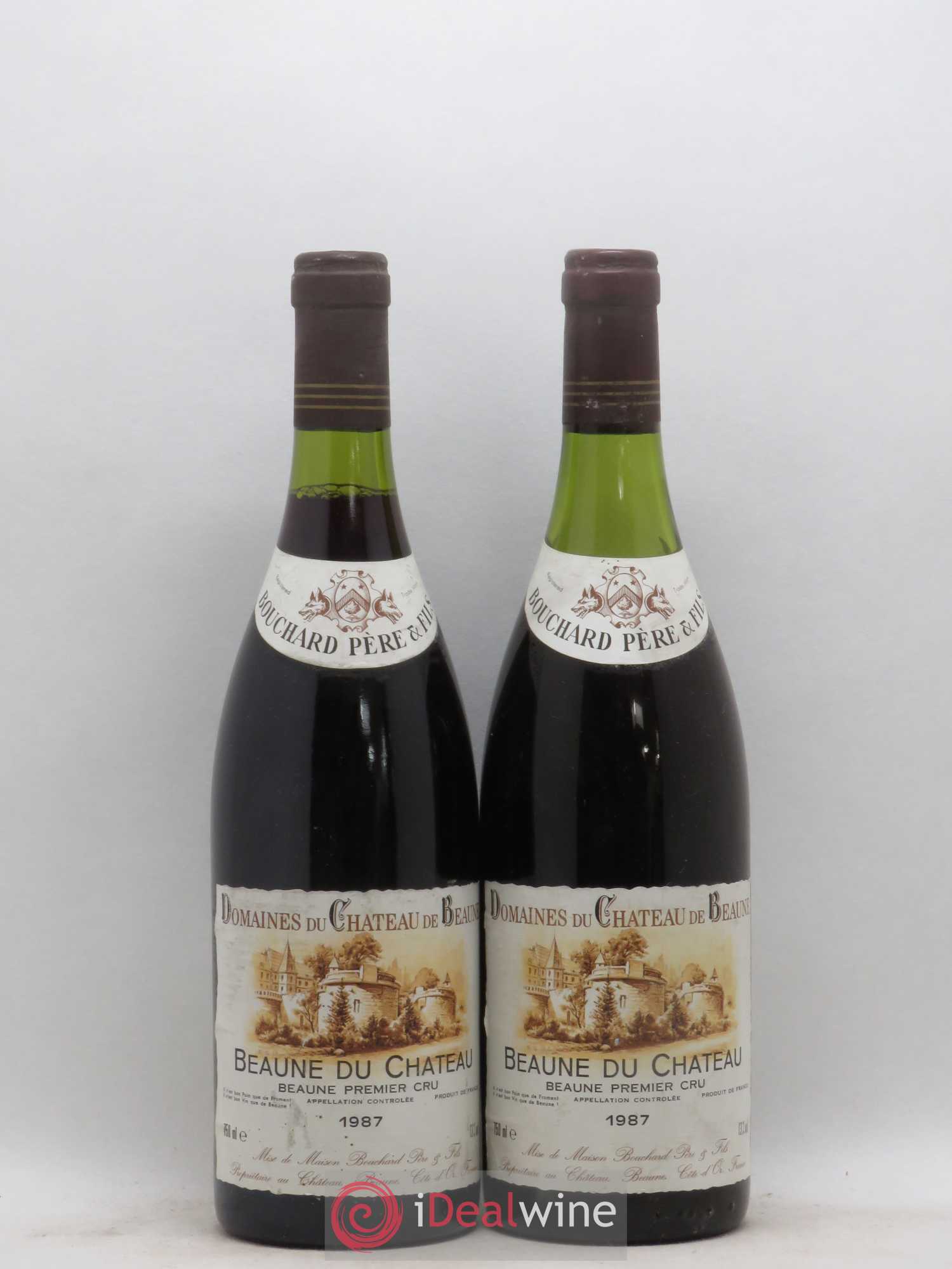 Beaune 1er Cru du Château Bouchard Père & Fils 1987 - Lot de 2 bouteilles - 0