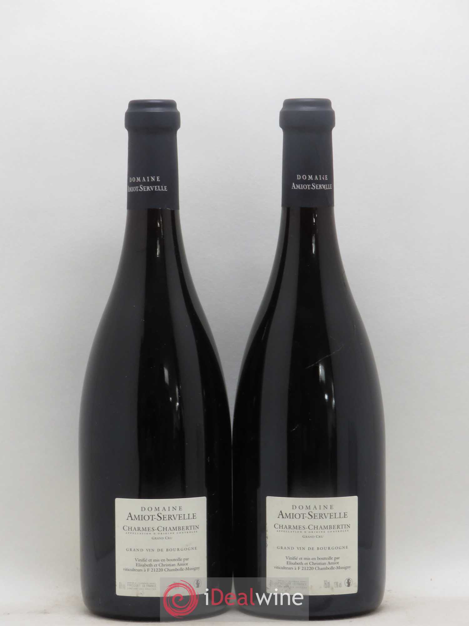 Charmes-Chambertin Grand Cru Amiot-Servelle 2010 - Lot de 2 bouteilles - 1