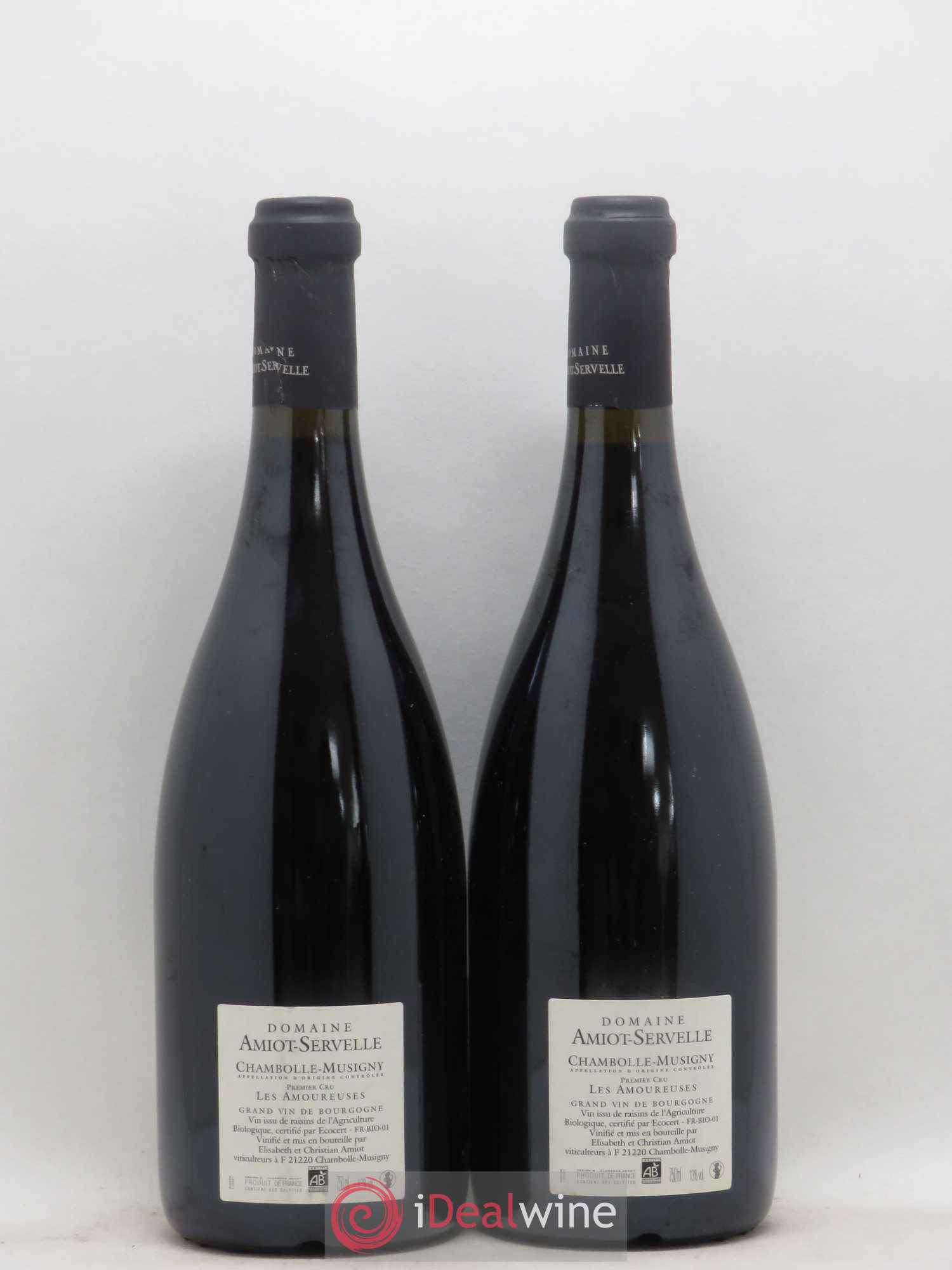 Chambolle-Musigny 1er Cru Les Amoureuses Amiot-Servelle 2011 - Lot de 2 bouteilles - 1