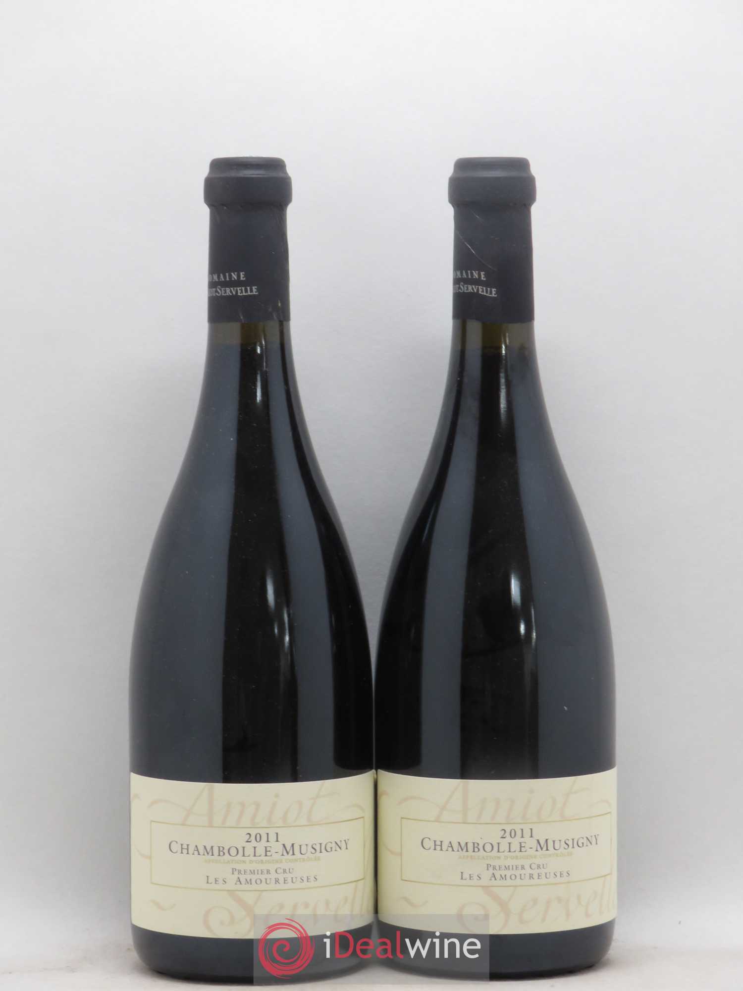 Chambolle-Musigny 1er Cru Les Amoureuses Amiot-Servelle 2011 - Lot de 2 bouteilles - 0