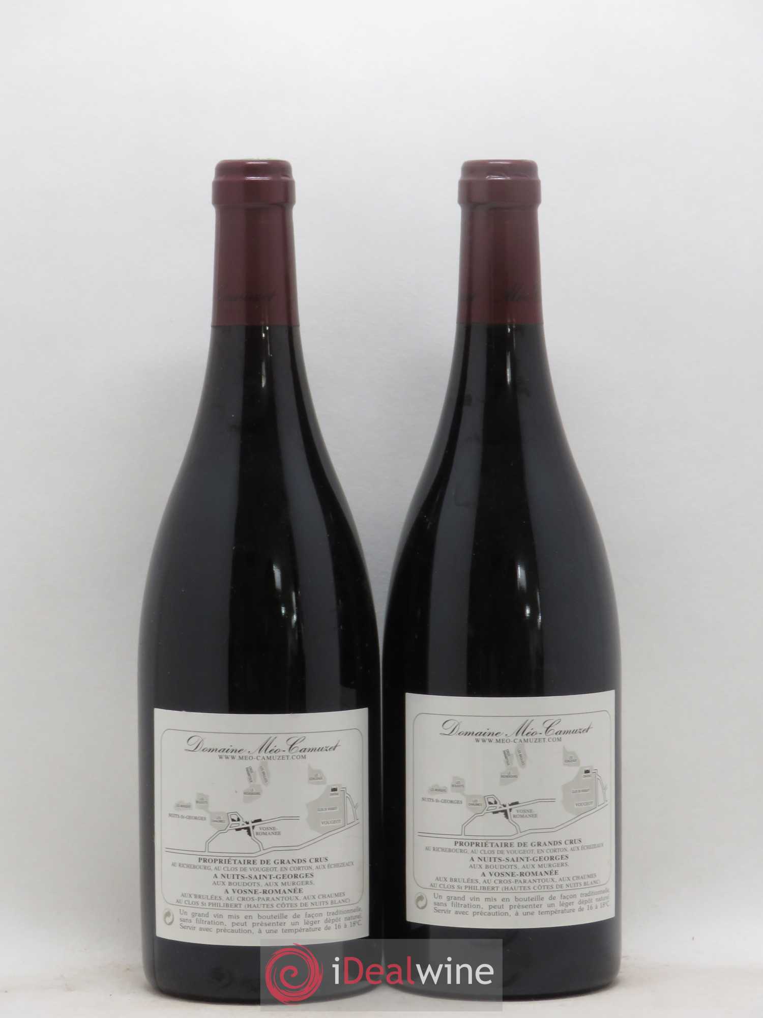 Vosne-Romanée 1er Cru Les Chaumes Méo-Camuzet (Domaine) 2002 - Lot de 2 bouteilles - 1