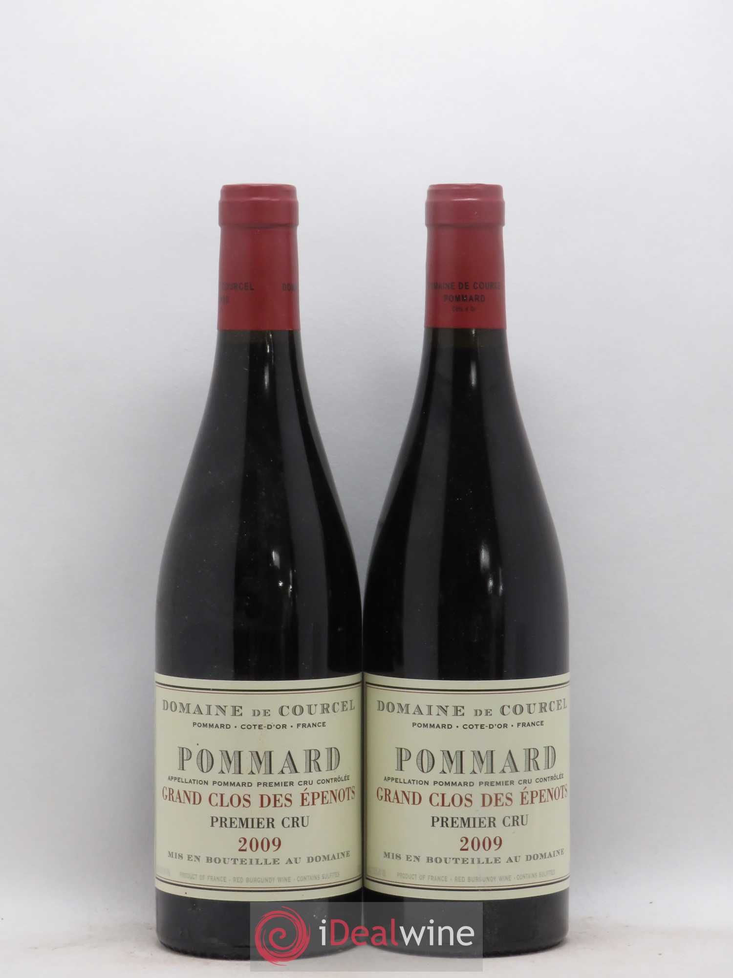 Pommard 1er Cru Grand Clos des Epenots de Courcel (Domaine) 2009 - Lot de 2 bouteilles - 0