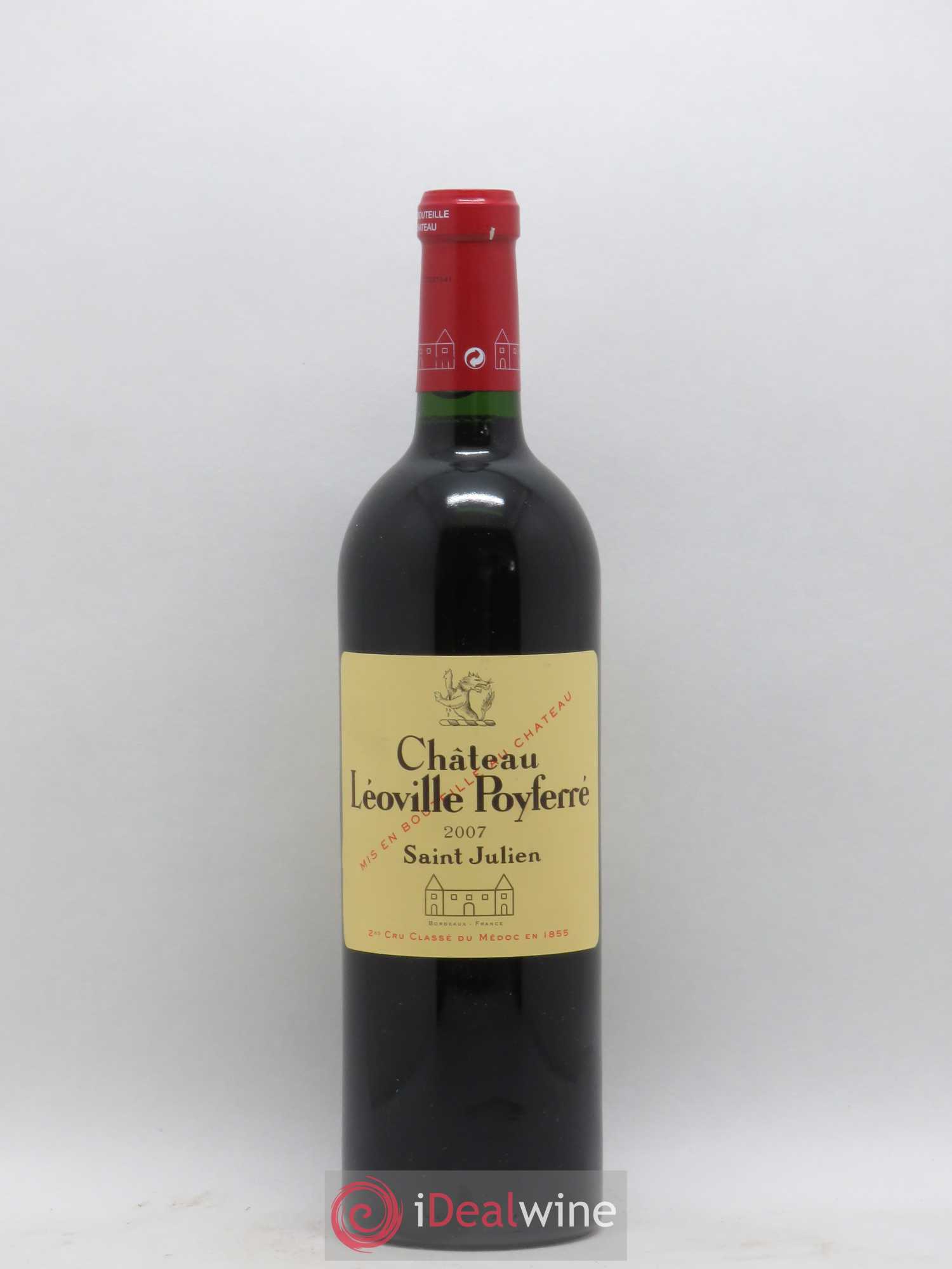 Château Léoville Poyferré 2ème Grand Cru Classé 2007 - Lot de 1 bouteille - 0
