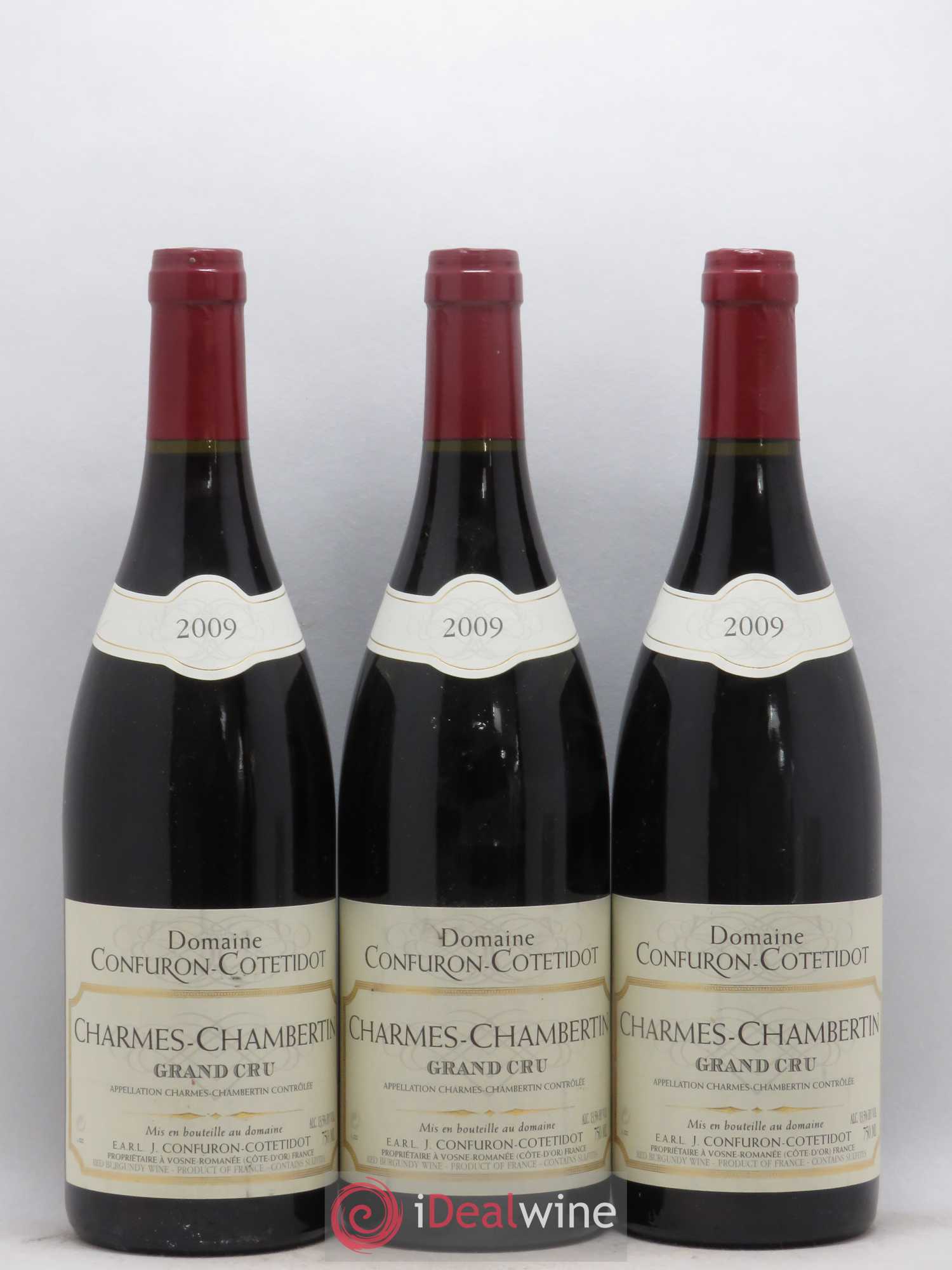 Charmes-Chambertin Grand Cru Confuron-Cotetidot 2009 - Lot de 3 bouteilles - 0