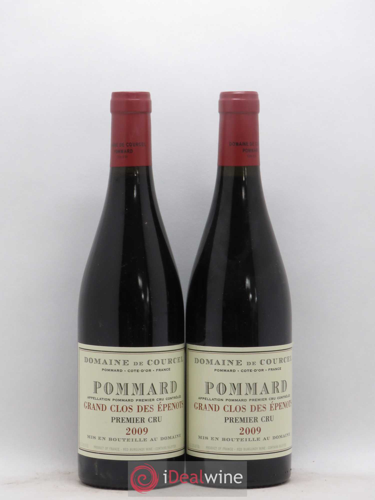 Pommard 1er Cru Grand Clos des Epenots de Courcel (Domaine) 2009 - Lot de 2 bouteilles - 0