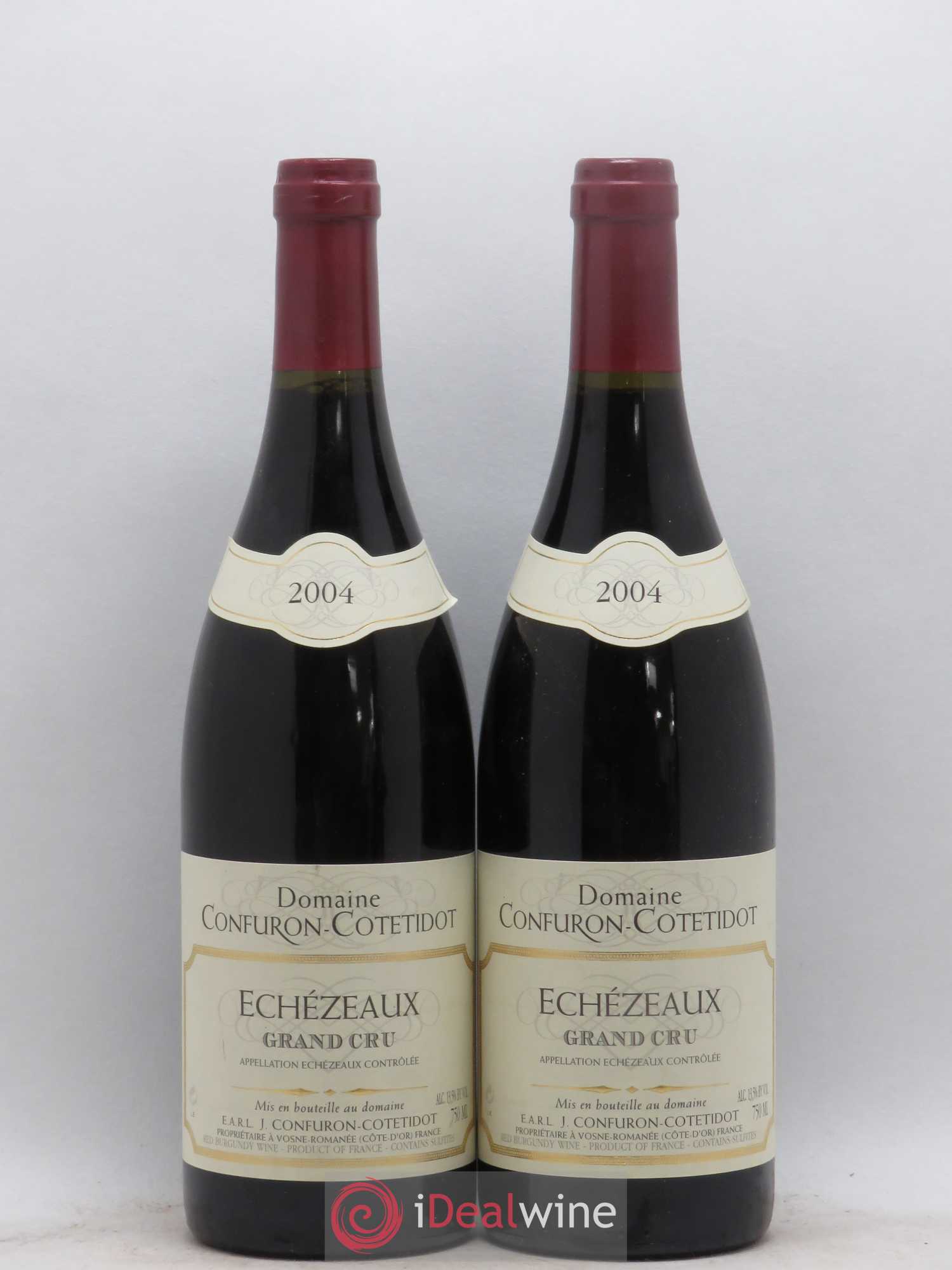 Echezeaux Grand Cru Confuron-Cotetidot 2004 - Lot de 2 bouteilles - 0