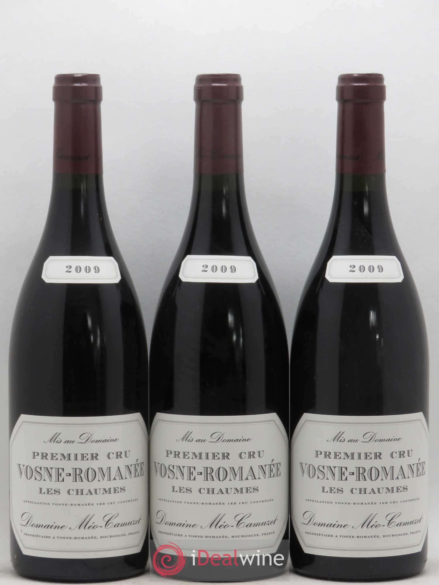 Vosne-Romanée 1er Cru Les Chaumes Méo-Camuzet (Domaine) 2009 - Lot de 3 bouteilles - 0