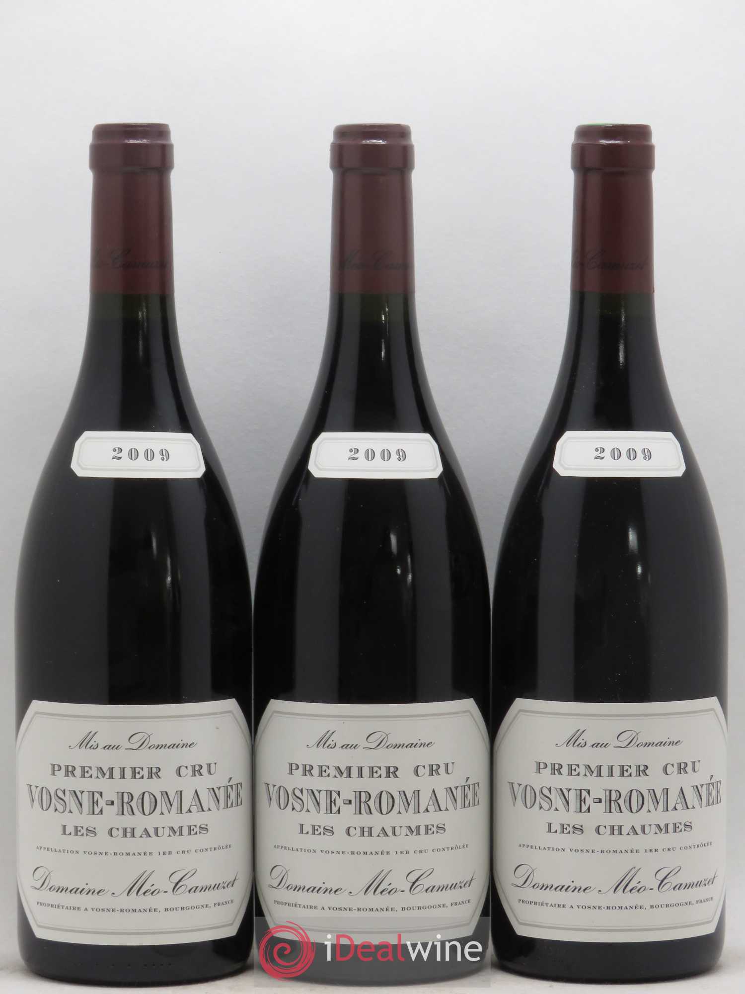 Vosne-Romanée 1er Cru Les Chaumes Méo-Camuzet (Domaine) 2009 - Lot de 3 bouteilles - 0