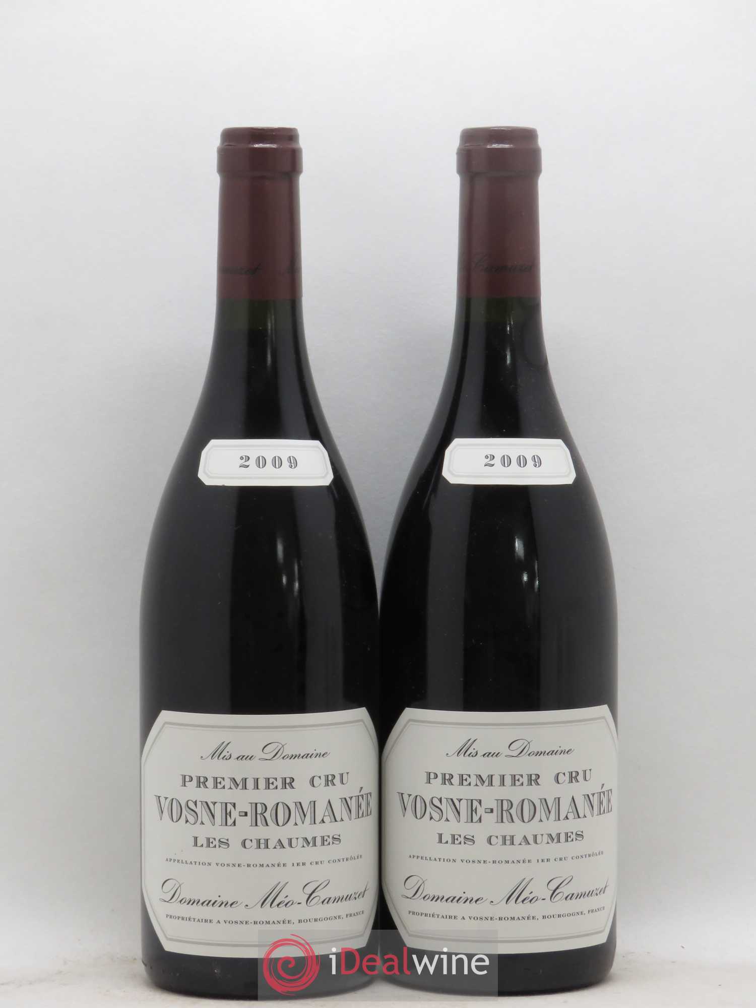 Vosne-Romanée 1er Cru Les Chaumes Méo-Camuzet (Domaine) 2009 - Lot de 2 bouteilles - 0