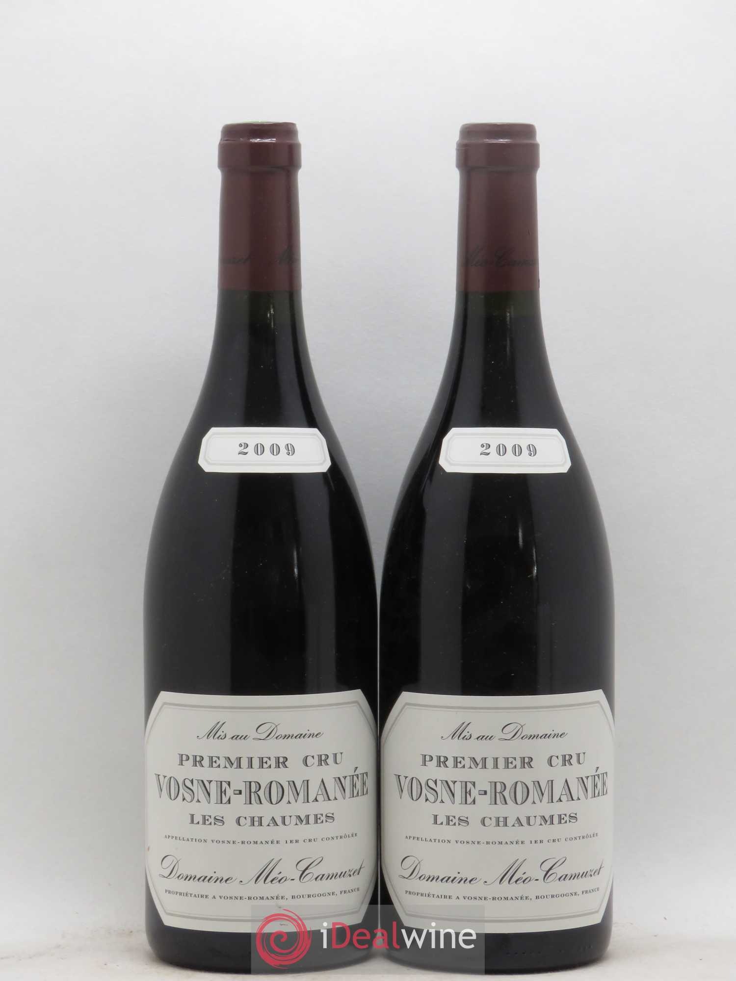 Vosne-Romanée 1er Cru Les Chaumes Méo-Camuzet (Domaine) 2009 - Lot de 2 bouteilles - 0