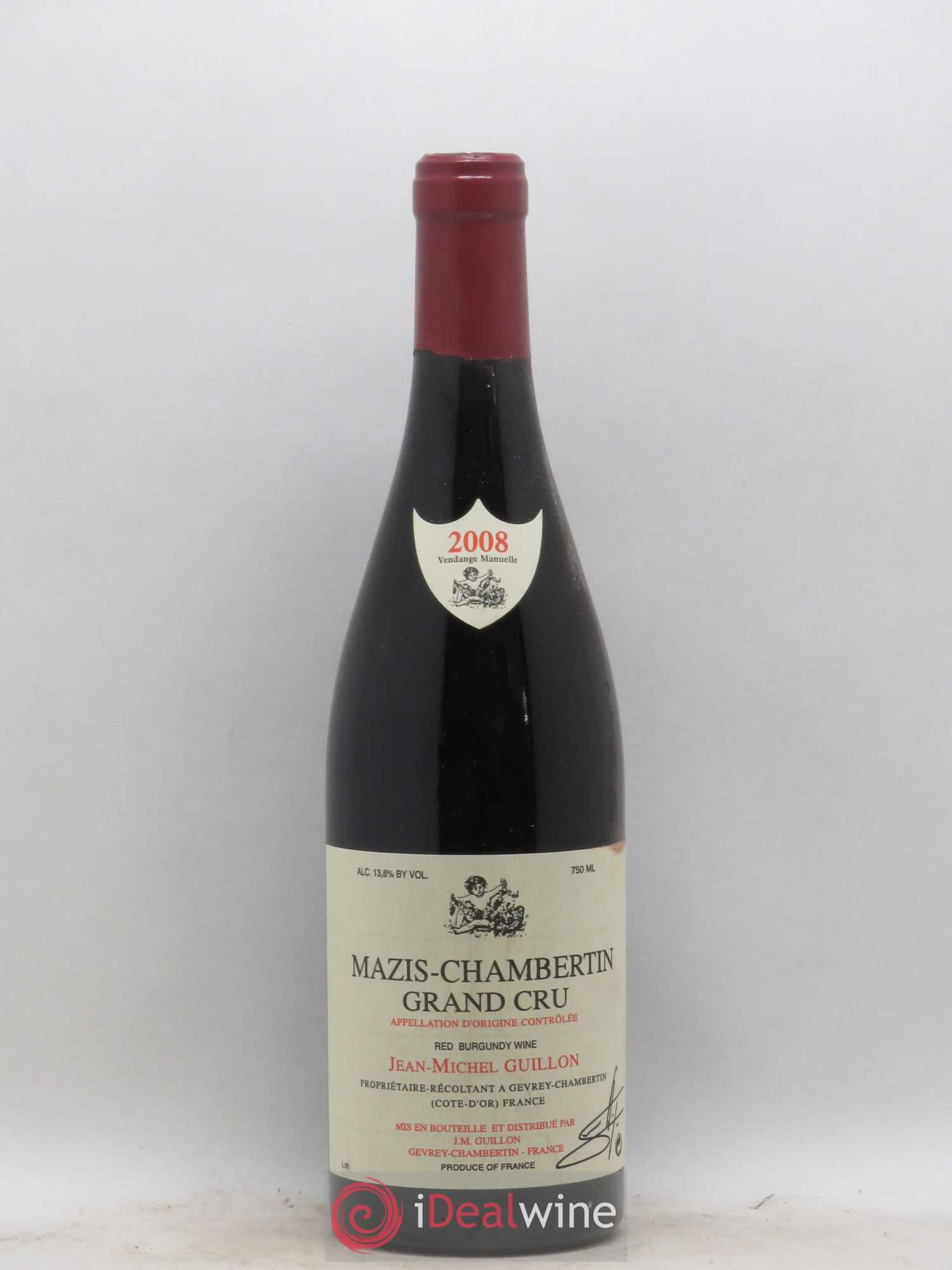 Mazis-Chambertin Grand Cru Domaine Jean Michel Guillon 2008 - Posten von 1 Flasche - 0