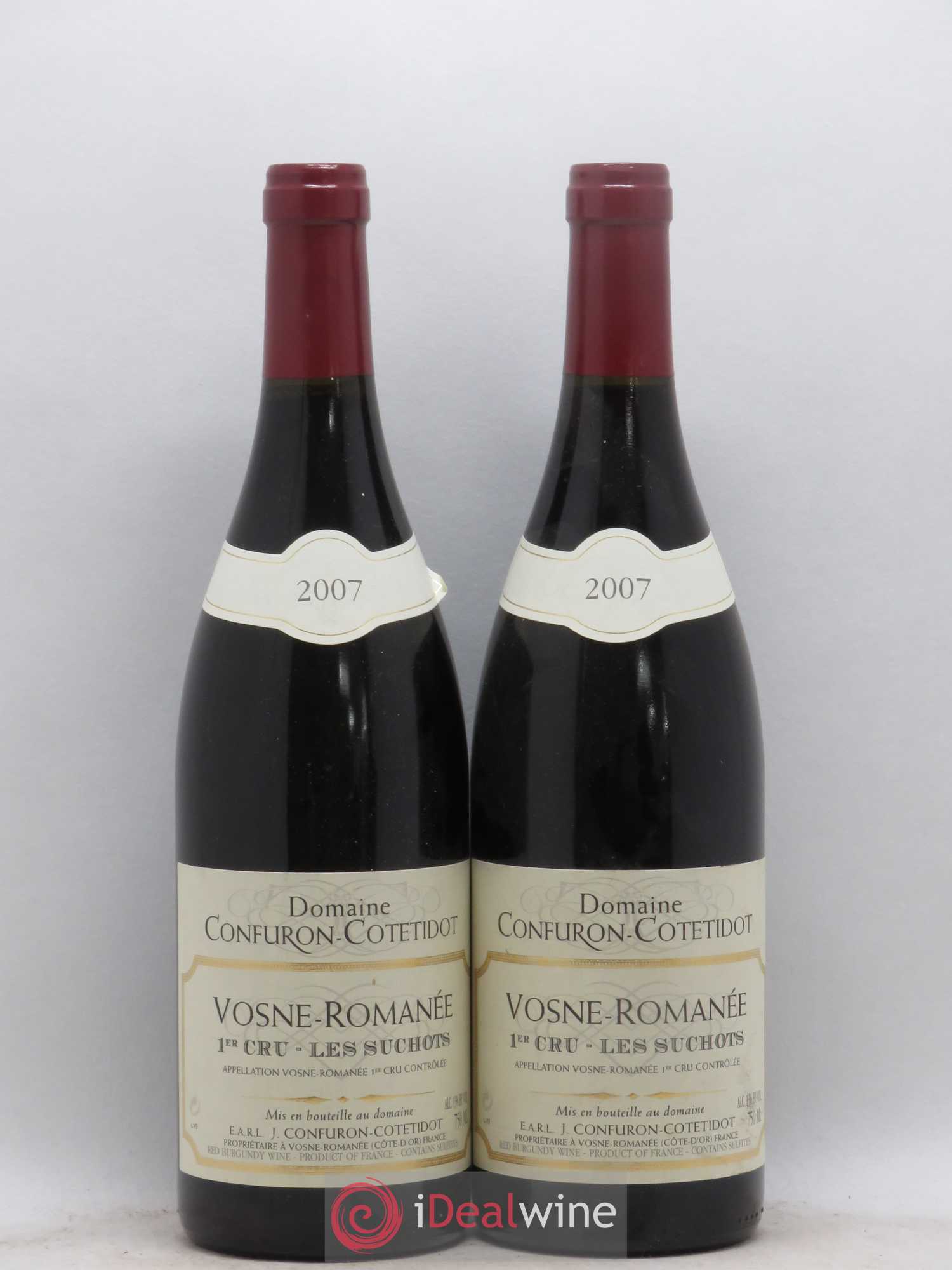 Vosne-Romanée 1er Cru Les Suchots Confuron-Cotetidot 2007 - Lot de 2 bouteilles - 0