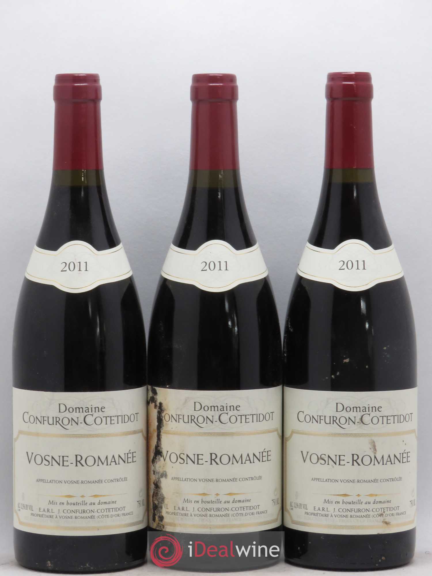 Vosne-Romanée Confuron-Cotetidot 2011 - Lot de 3 bouteilles - 0