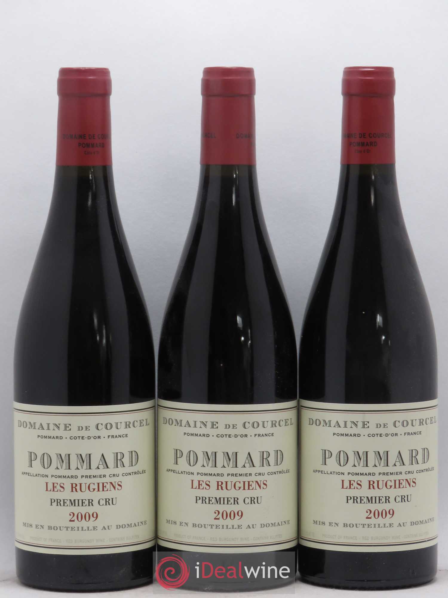 Pommard 1er Cru Les Rugiens de Courcel (Domaine) 2009 - Lot de 3 bouteilles - 0