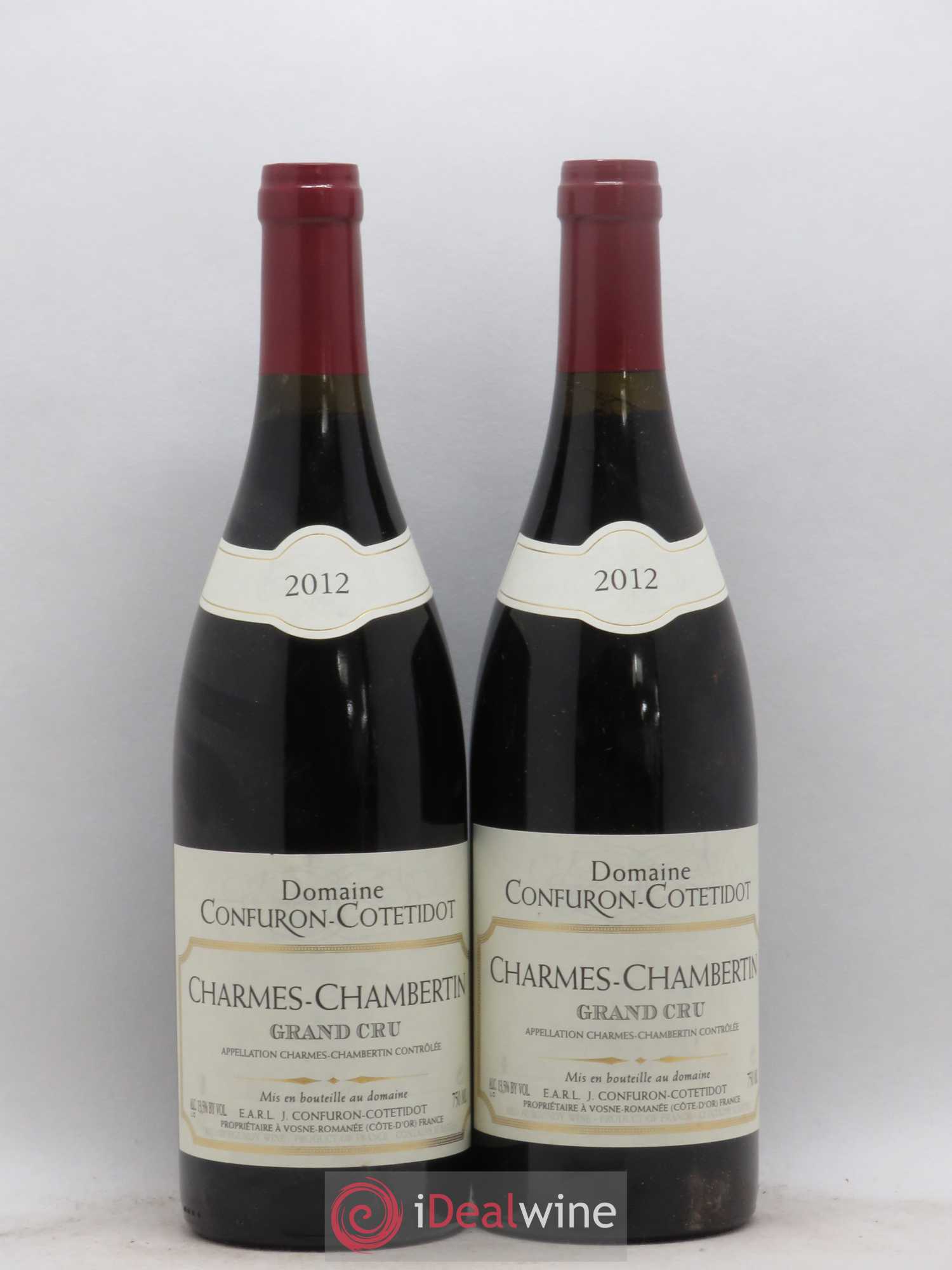Charmes-Chambertin Grand Cru Confuron-Cotetidot 2012 - Lot de 2 bouteilles - 0