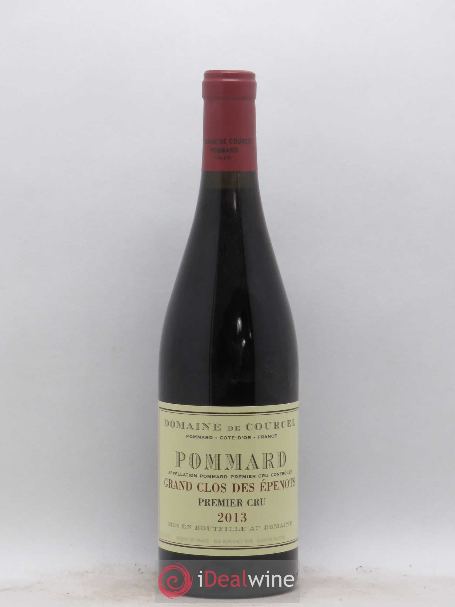 Pommard 1er Cru Grand Clos des Epenots de Courcel (Domaine) 2013 - Lot de 1 bouteille - 0
