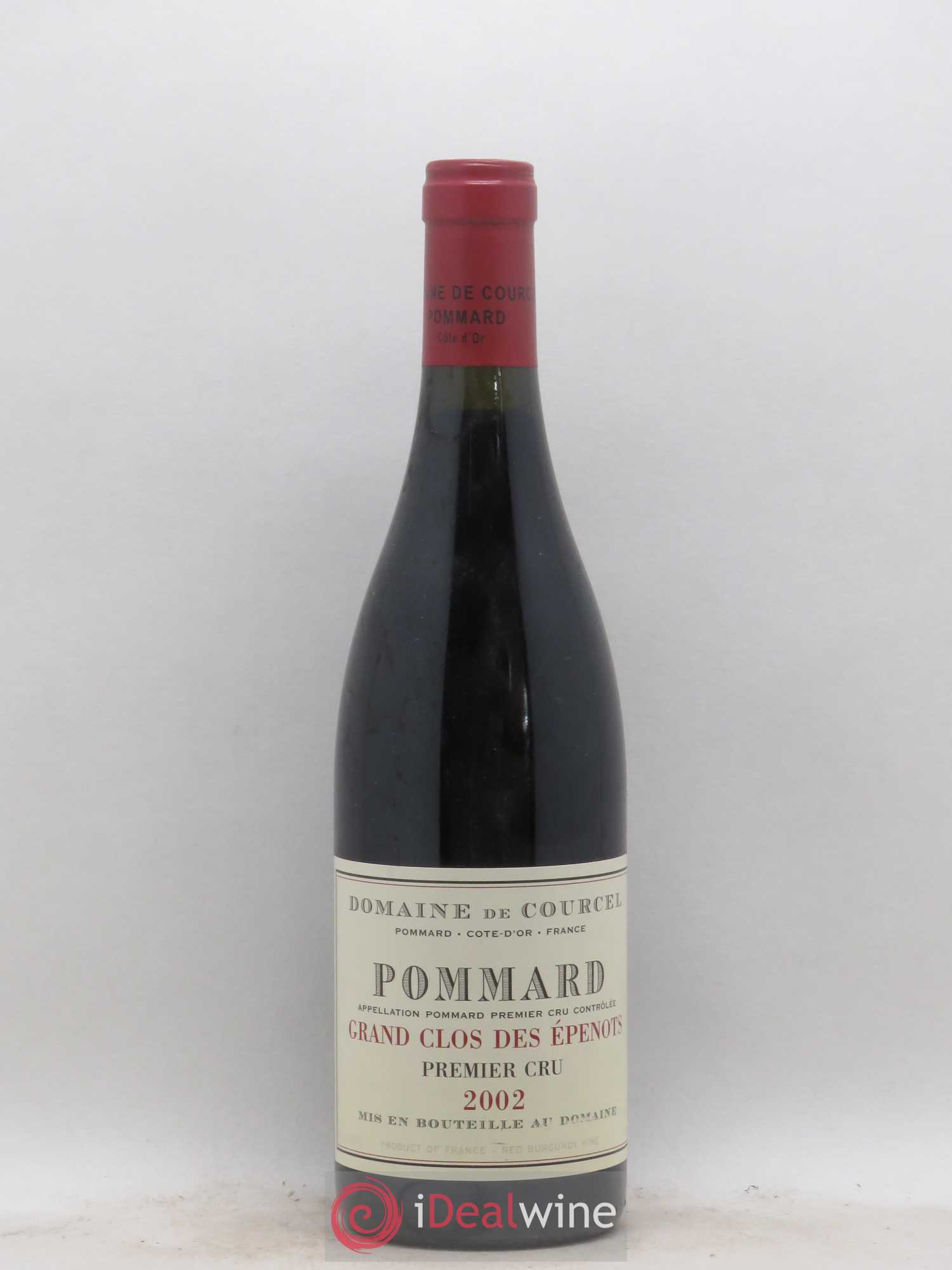 Pommard 1er Cru Grand Clos des Epenots de Courcel (Domaine) 2002 - Lot de 1 bouteille - 0