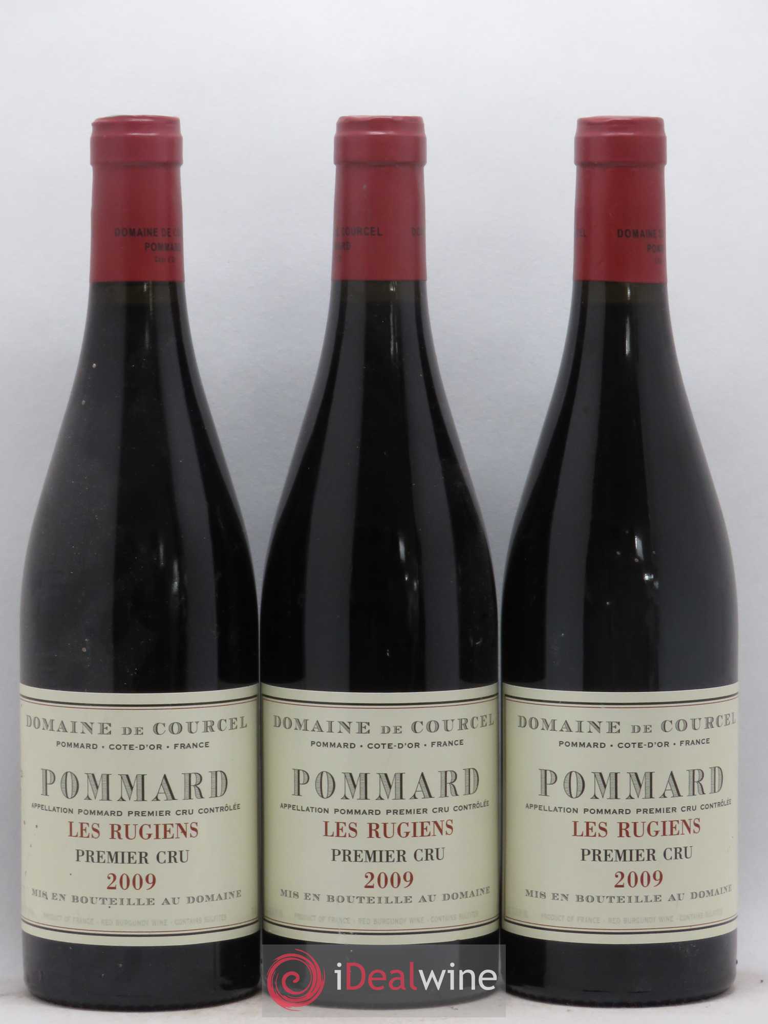 Pommard 1er Cru Les Rugiens de Courcel (Domaine) 2009 - Lot de 3 bouteilles - 0