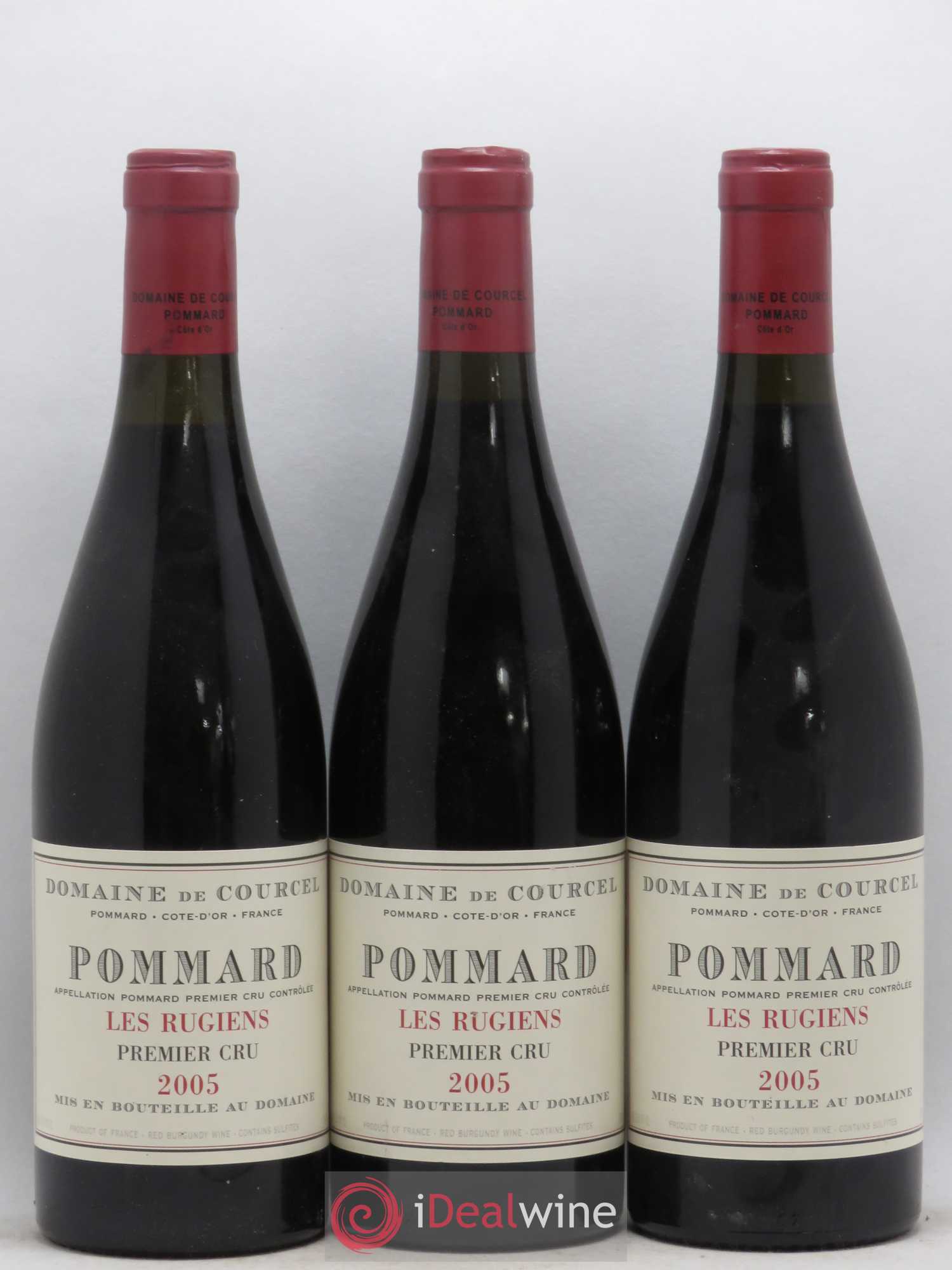 Pommard 1er Cru Les Rugiens de Courcel (Domaine) 2005 - Lot de 3 bouteilles - 0