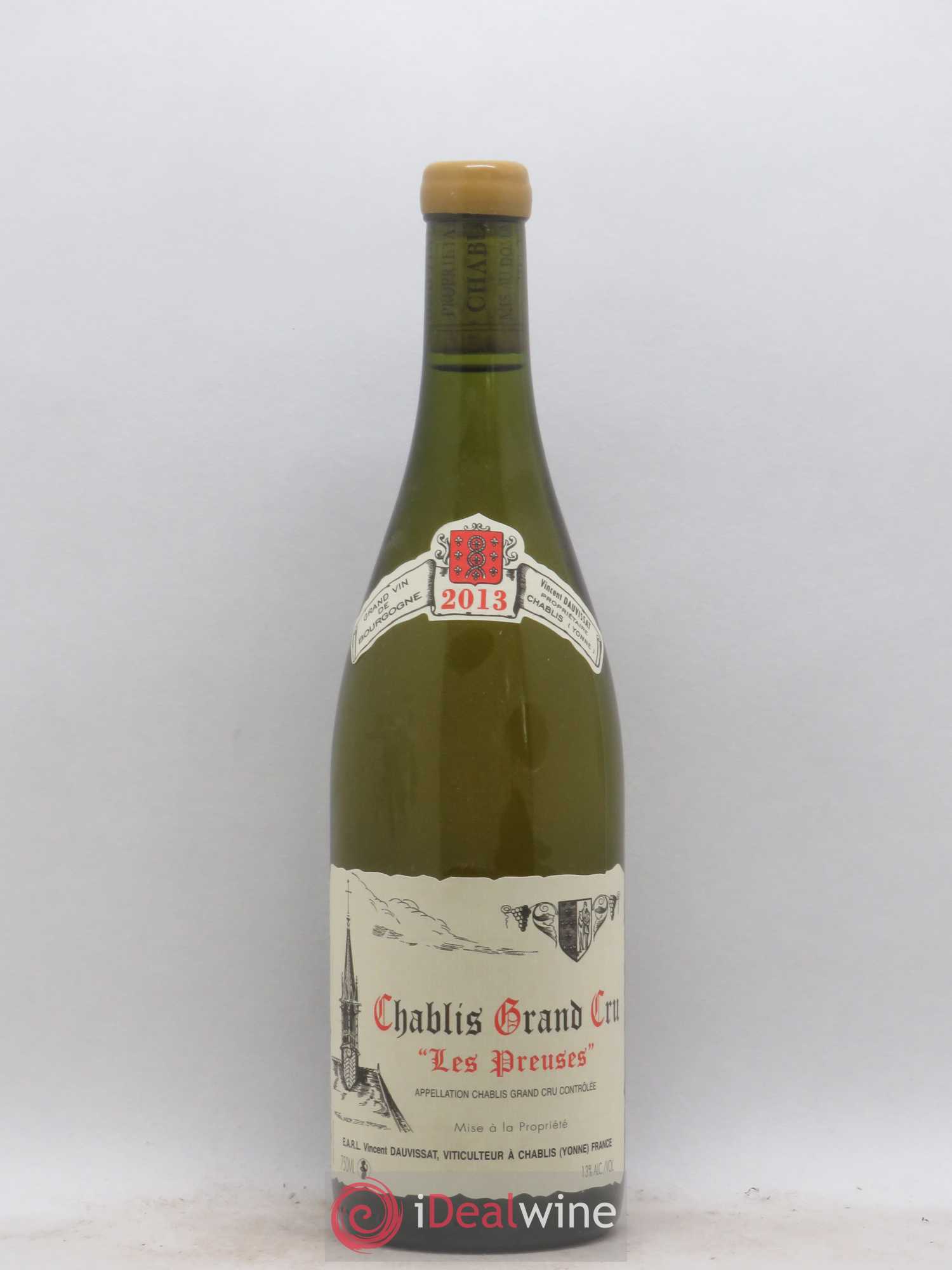 Chablis Grand Cru Les Preuses Vincent Dauvissat (Domaine) 2013 - Lot de 1 bouteille - 0