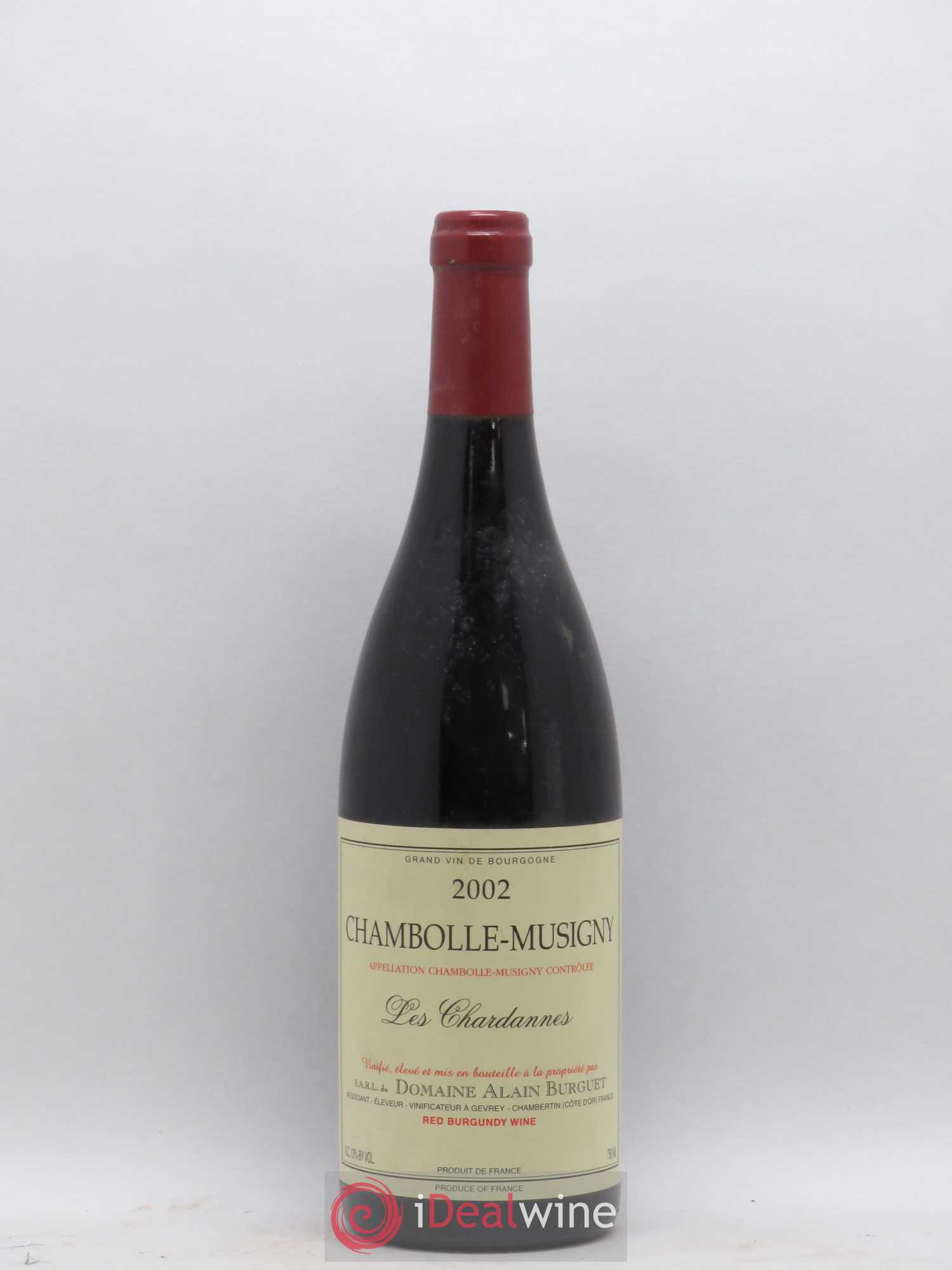 Chambolle-Musigny Chardanne Domaine Alain Burguet 2002 - Posten von 1 Flasche - 0