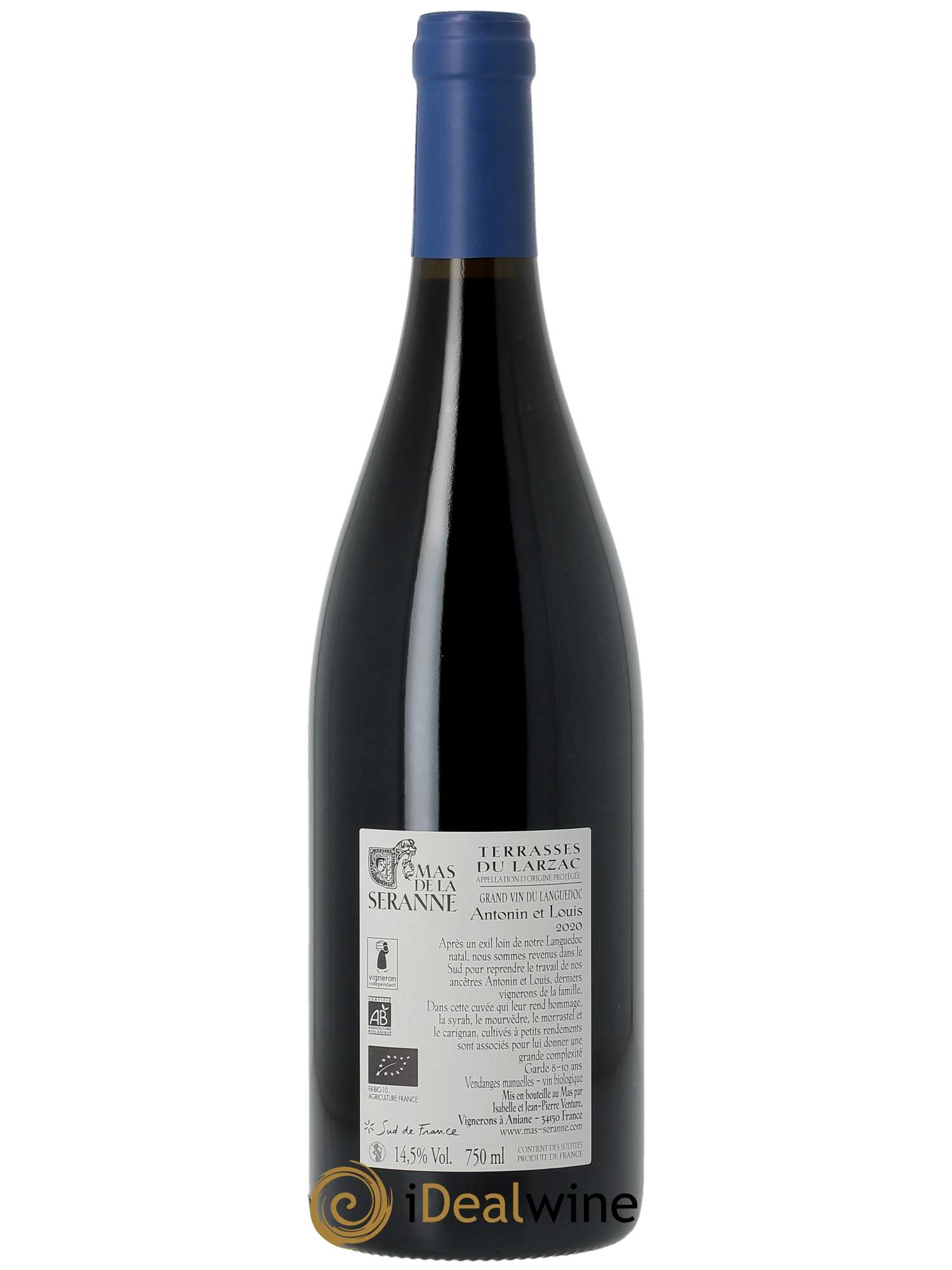 Terrasses du Larzac Antonin et Louis Mas de la Seranne 2020 - Lot of 1 bottle - 1