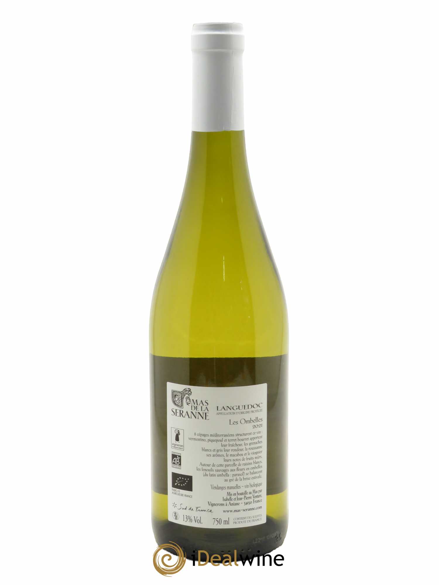 Languedoc Les Ombelles Mas de la Seranne 2021 - Lot de 1 bouteille - 1