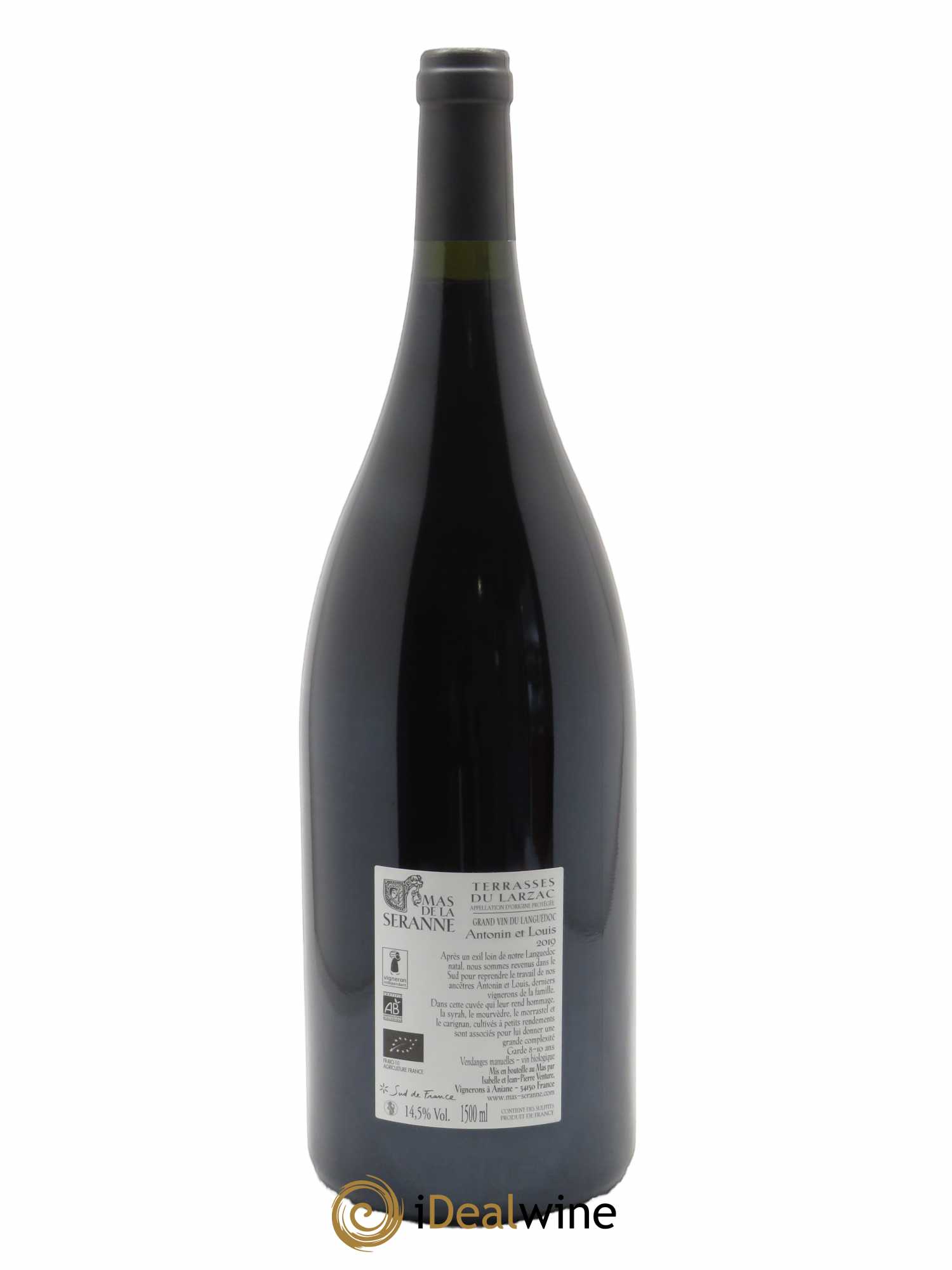 Terrasses du Larzac Antonin et Louis Mas de la Seranne 2019 - Lot de 1 magnum - 1
