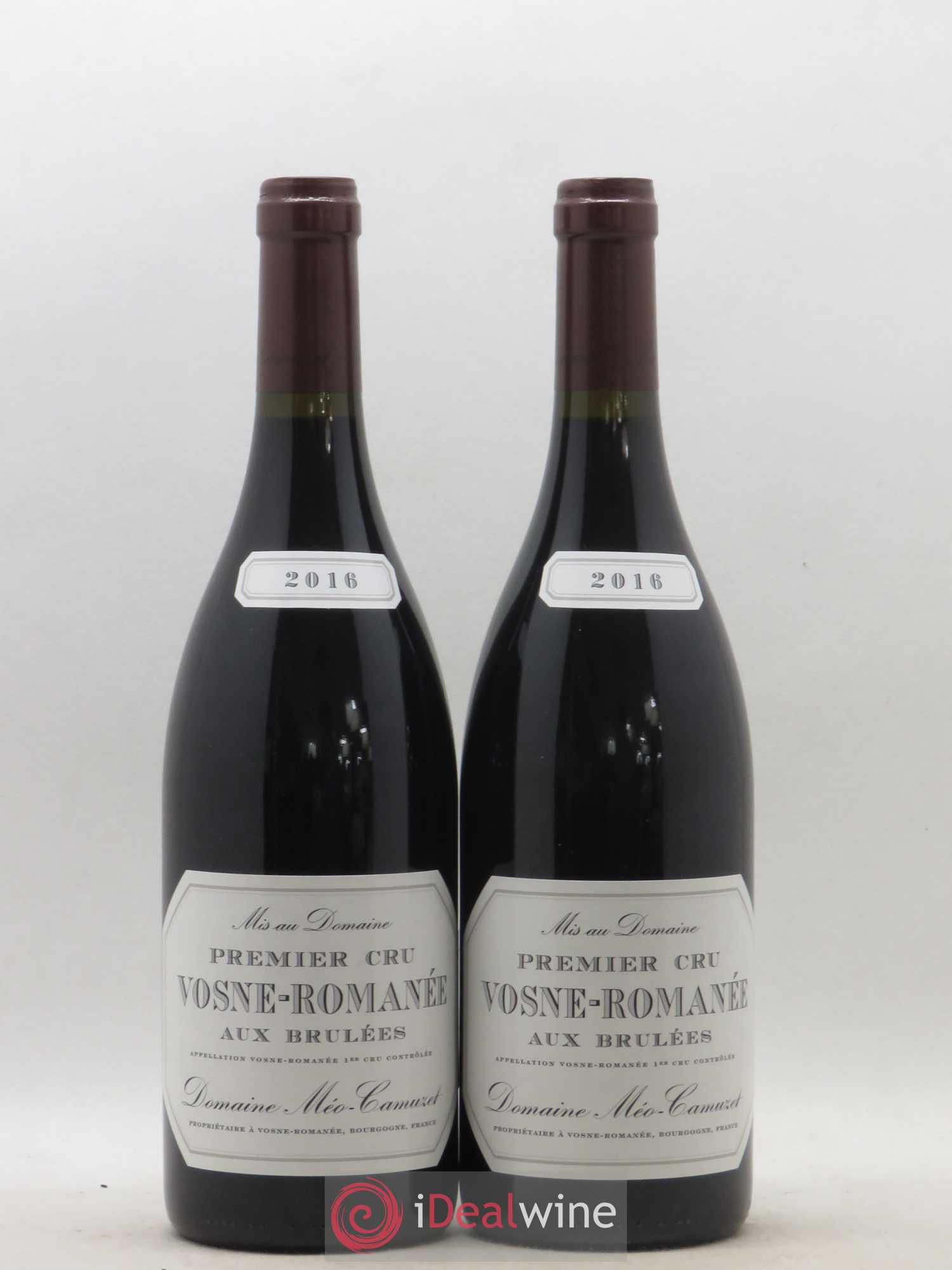 Vosne-Romanée 1er Cru Aux Brûlées Méo-Camuzet (Domaine) 2016 - Lot de 2 bouteilles - 0