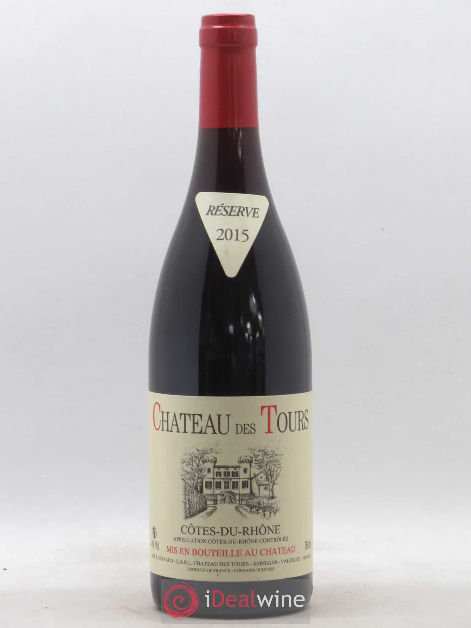 Côtes-du-Rhône Château des Tours Emmanuel Reynaud 2015 - Lot de 1 bouteille - 0