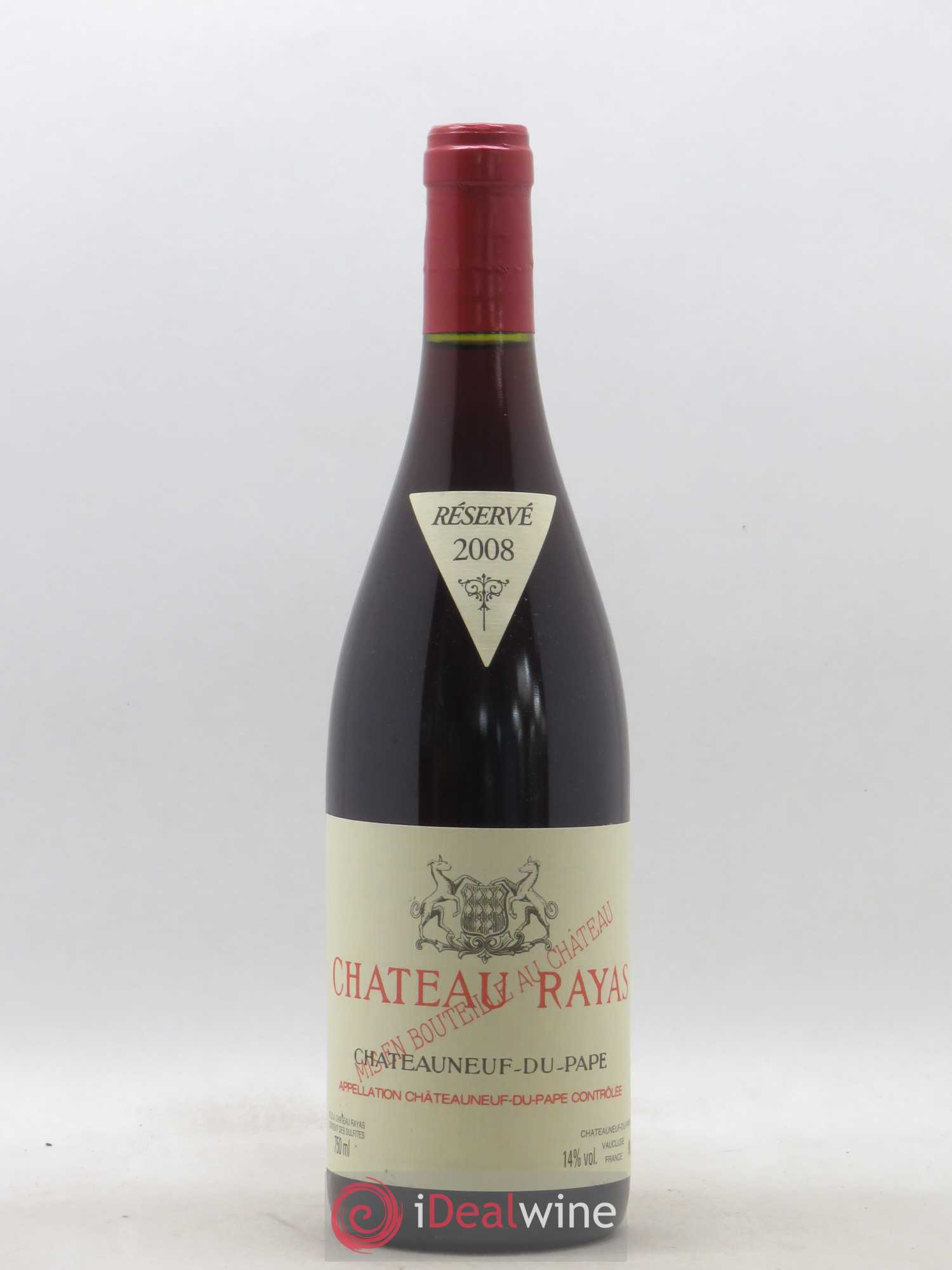 Châteauneuf-du-Pape Château Rayas Emmanuel Reynaud 2008 - Lot de 1 bouteille - 0