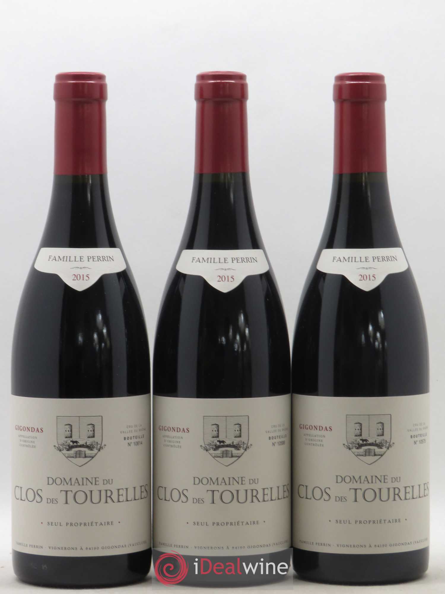 Gigondas Clos Des Tourelles (Domaine du) Famille Perrin 2015 - Lot de 6 bouteilles - 2