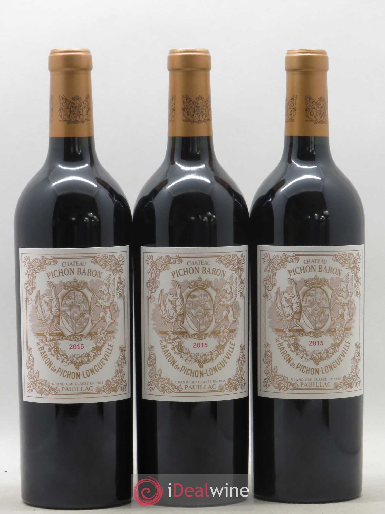 Pichon Longueville Baron 2ème Grand Cru Classé 2015 - Lotto di 6 bottiglie - 3