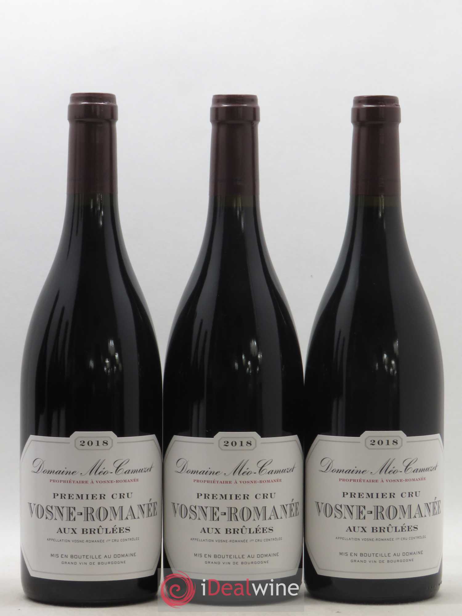 Vosne-Romanée 1er Cru Aux Brûlées Méo-Camuzet (Domaine) 2018 - Lot de 6 bouteilles - 1