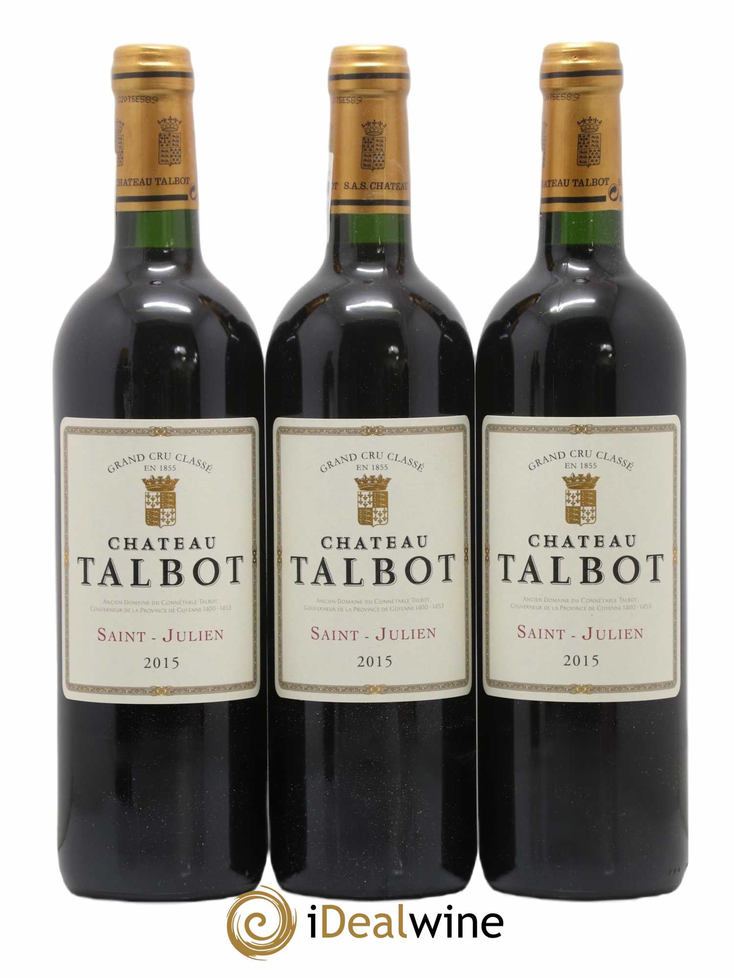 Château Talbot 4ème Grand Cru Classé 2015 - Lot of 12 bottles - 4