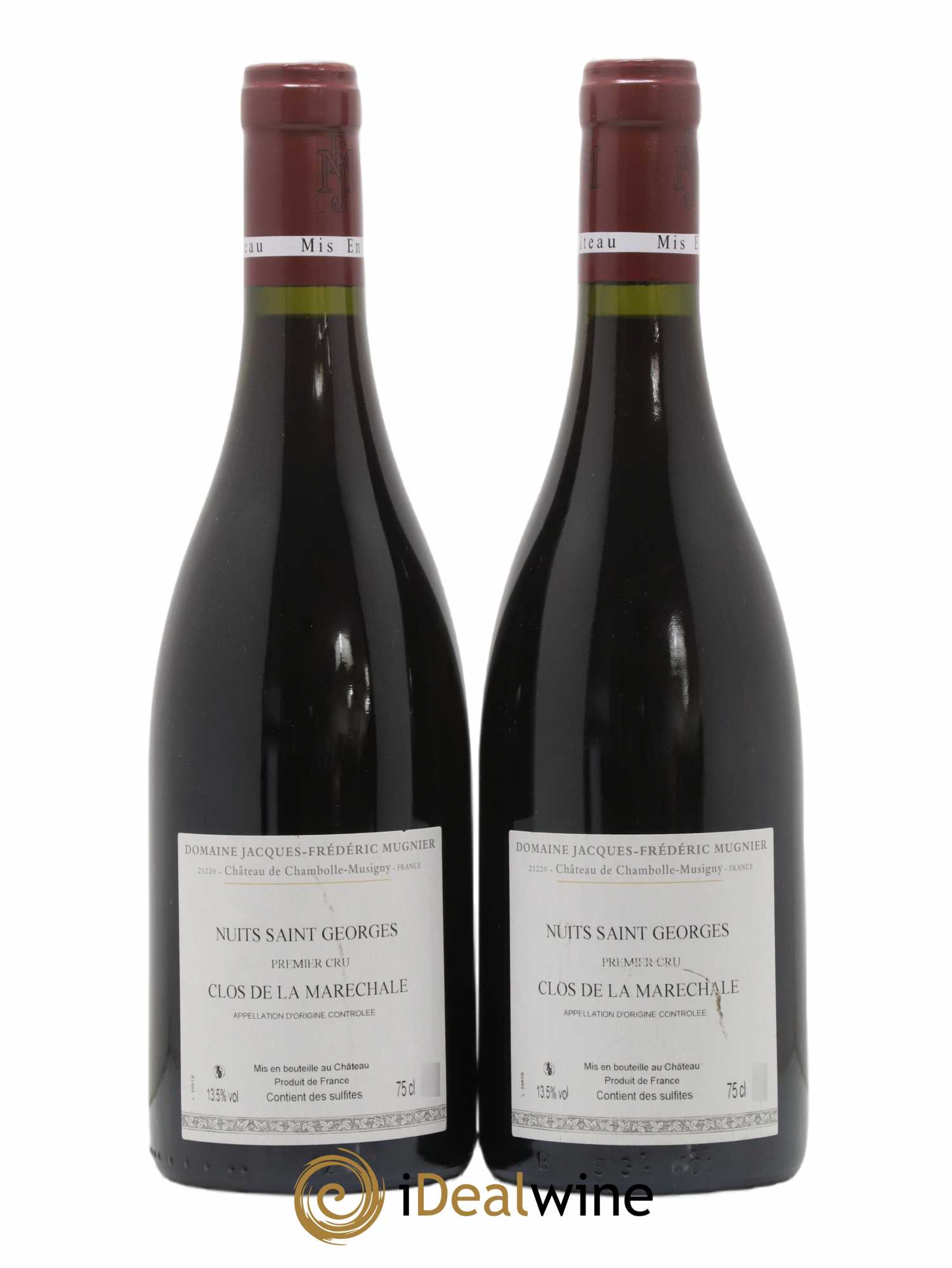 Nuits-Saint-Georges 1er Cru Clos de La Maréchale Jacques-Frédéric Mugnier 2019 - Lot de 2 bouteilles - 1