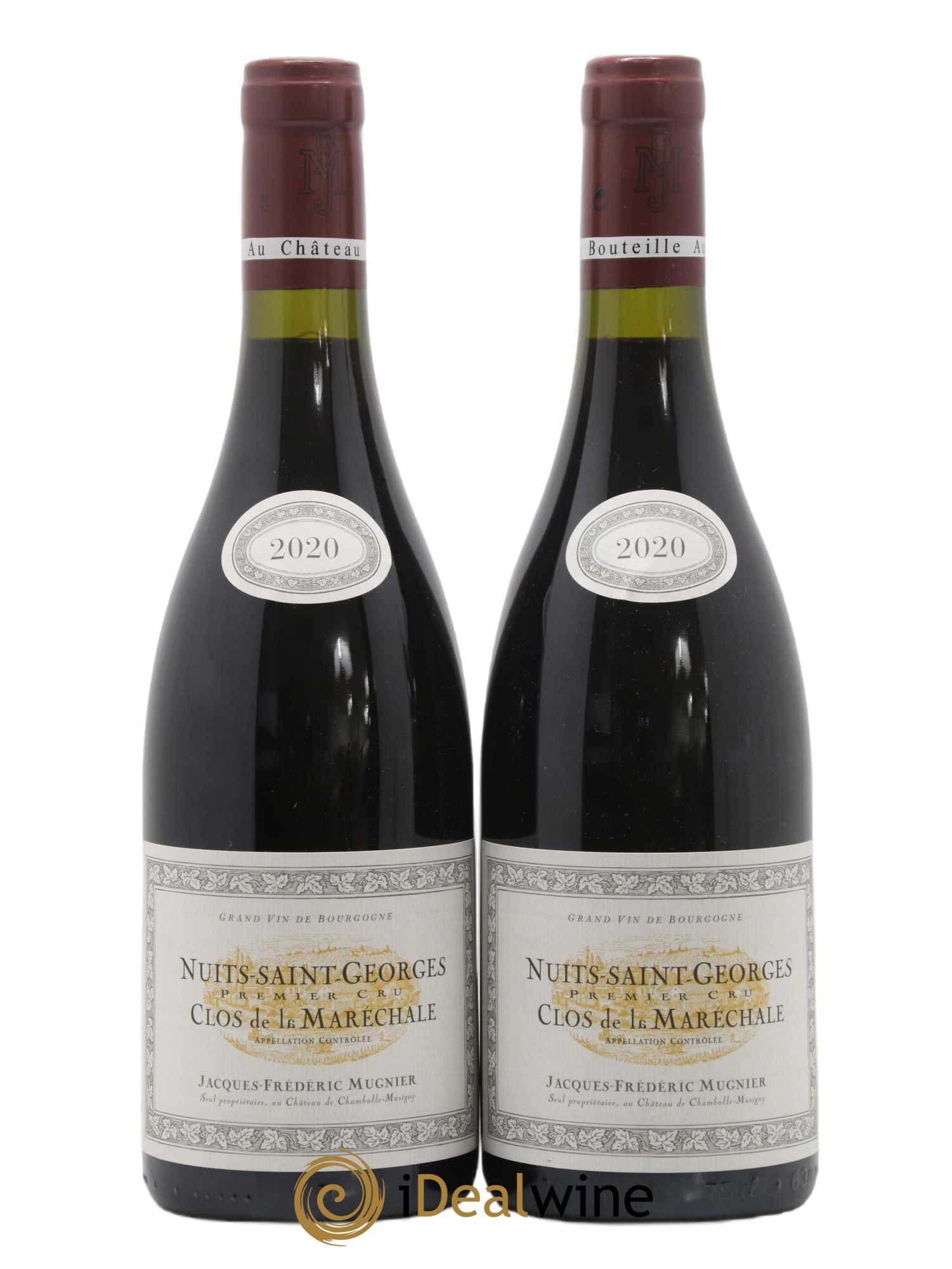 Nuits-Saint-Georges 1er Cru Clos de La Maréchale Jacques-Frédéric Mugnier 2020 - Lot de 2 bouteilles - 0