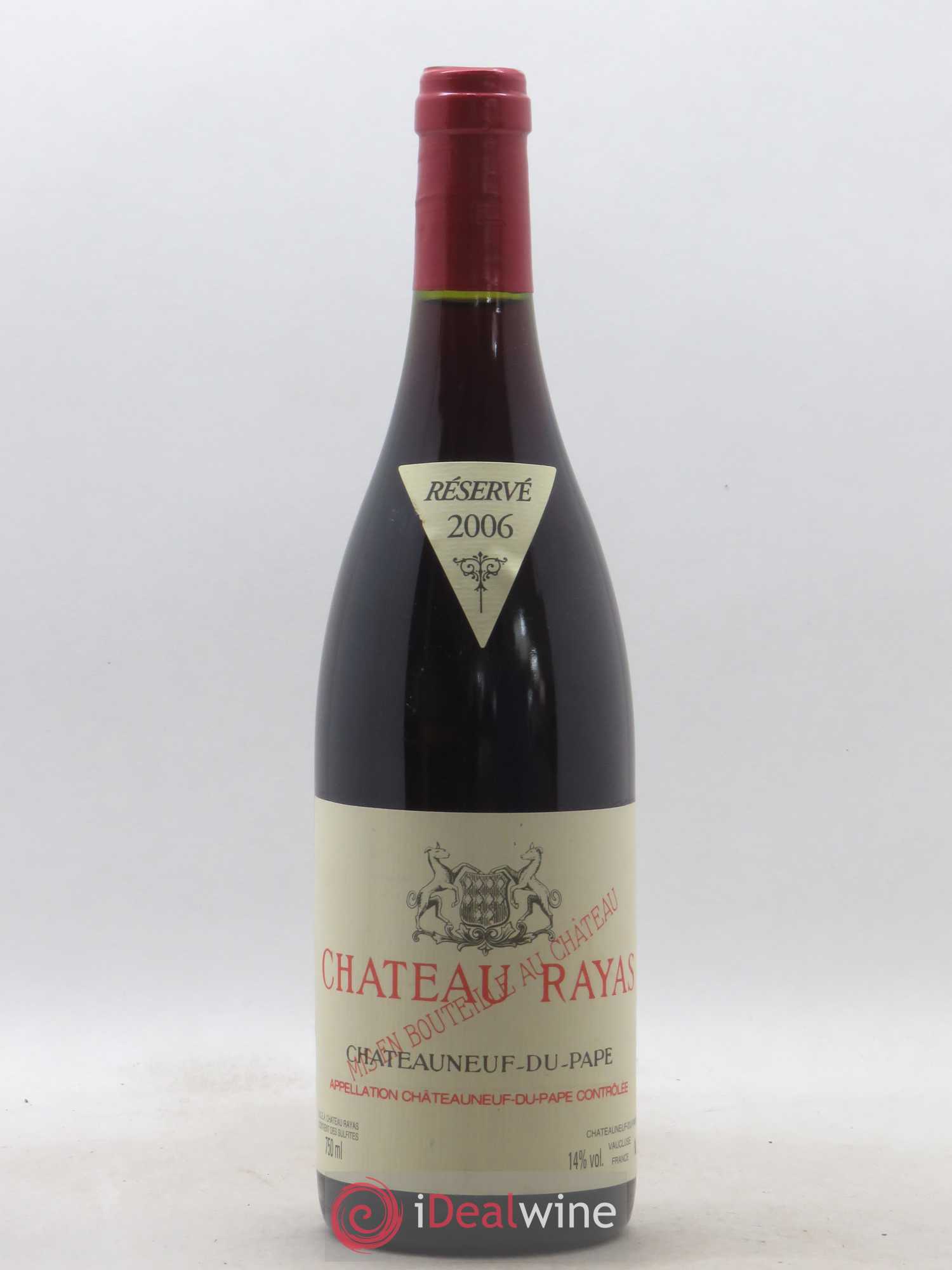 Châteauneuf-du-Pape Château Rayas Emmanuel Reynaud 2006 - Lot de 1 bouteille - 0