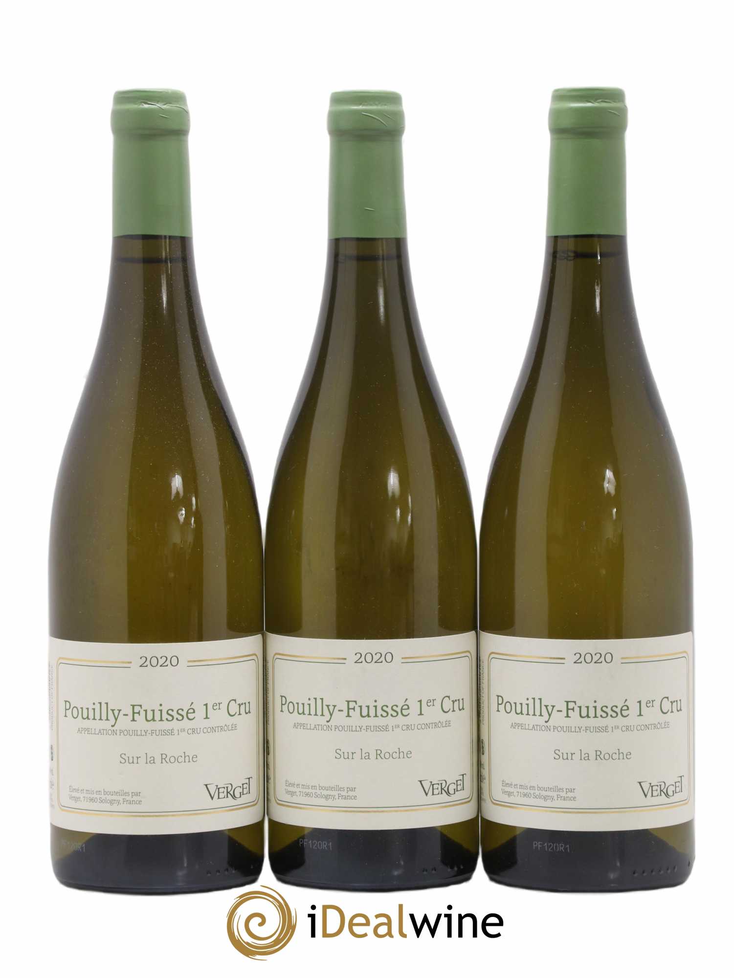 Pouilly-Fuissé La Roche Verget 2020 - Posten von 3 Flaschen - 0