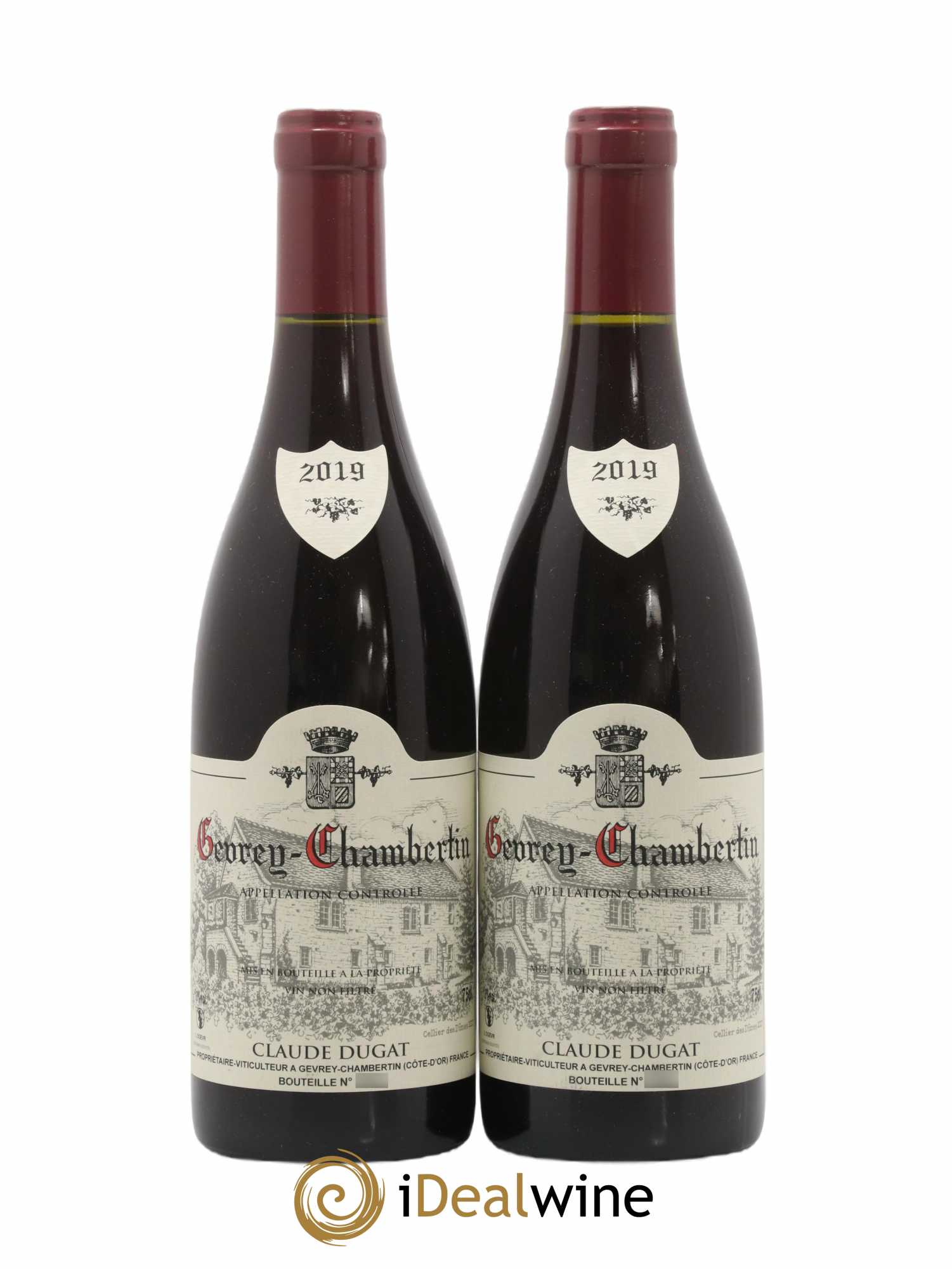Gevrey-Chambertin Claude Dugat 2019 - Lot de 2 bouteilles - 0