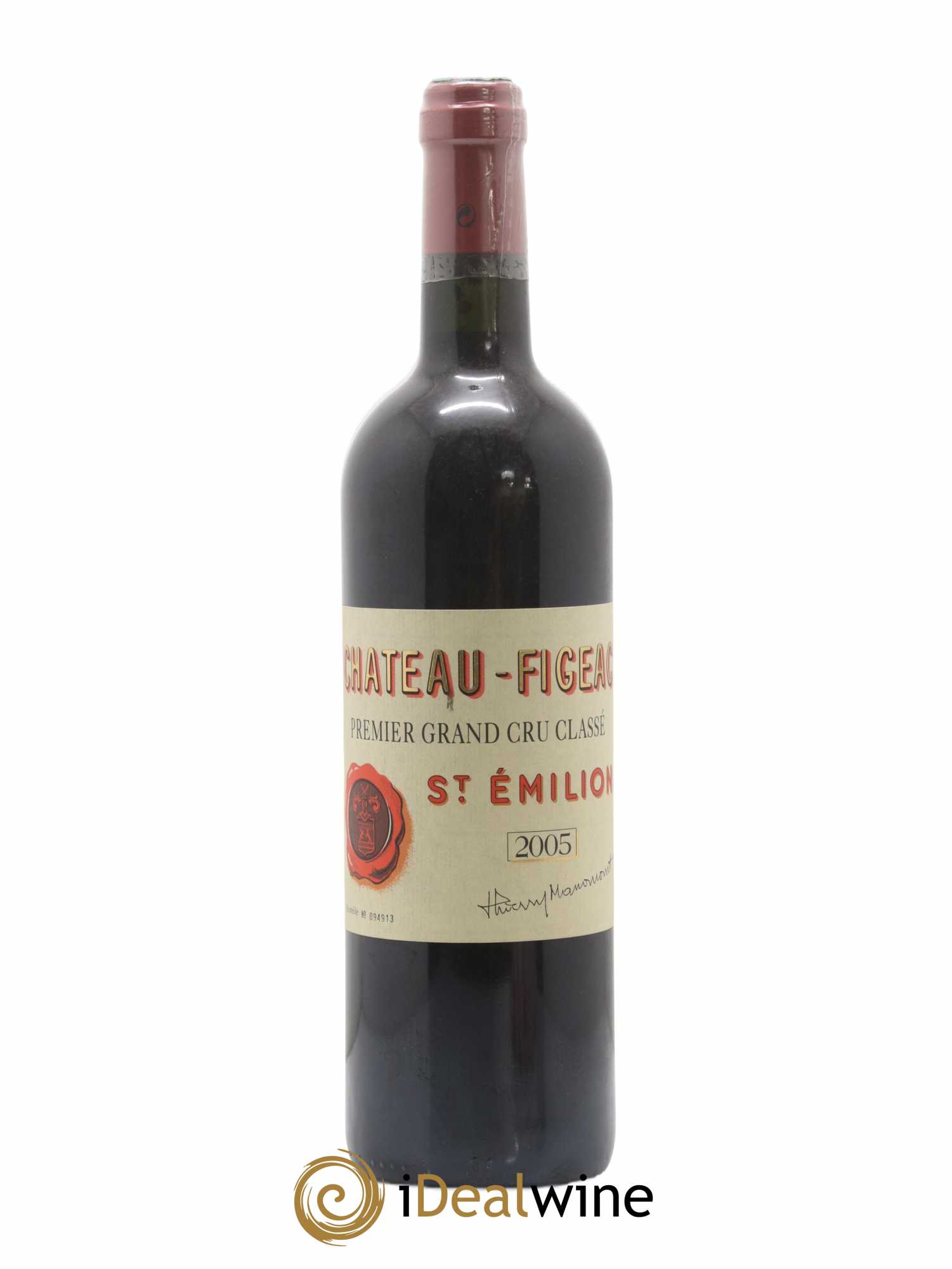 Château Figeac 1er Grand Cru Classé A 2005 - Lot de 1 bouteille - 0