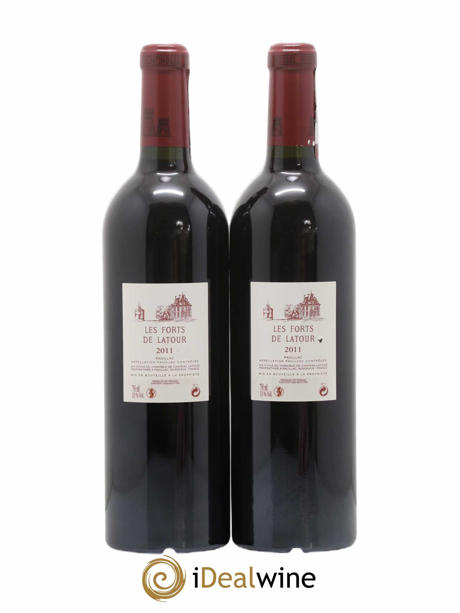 Les Forts de Latour Second Vin 2011 - Lot of 2 bottles - 1