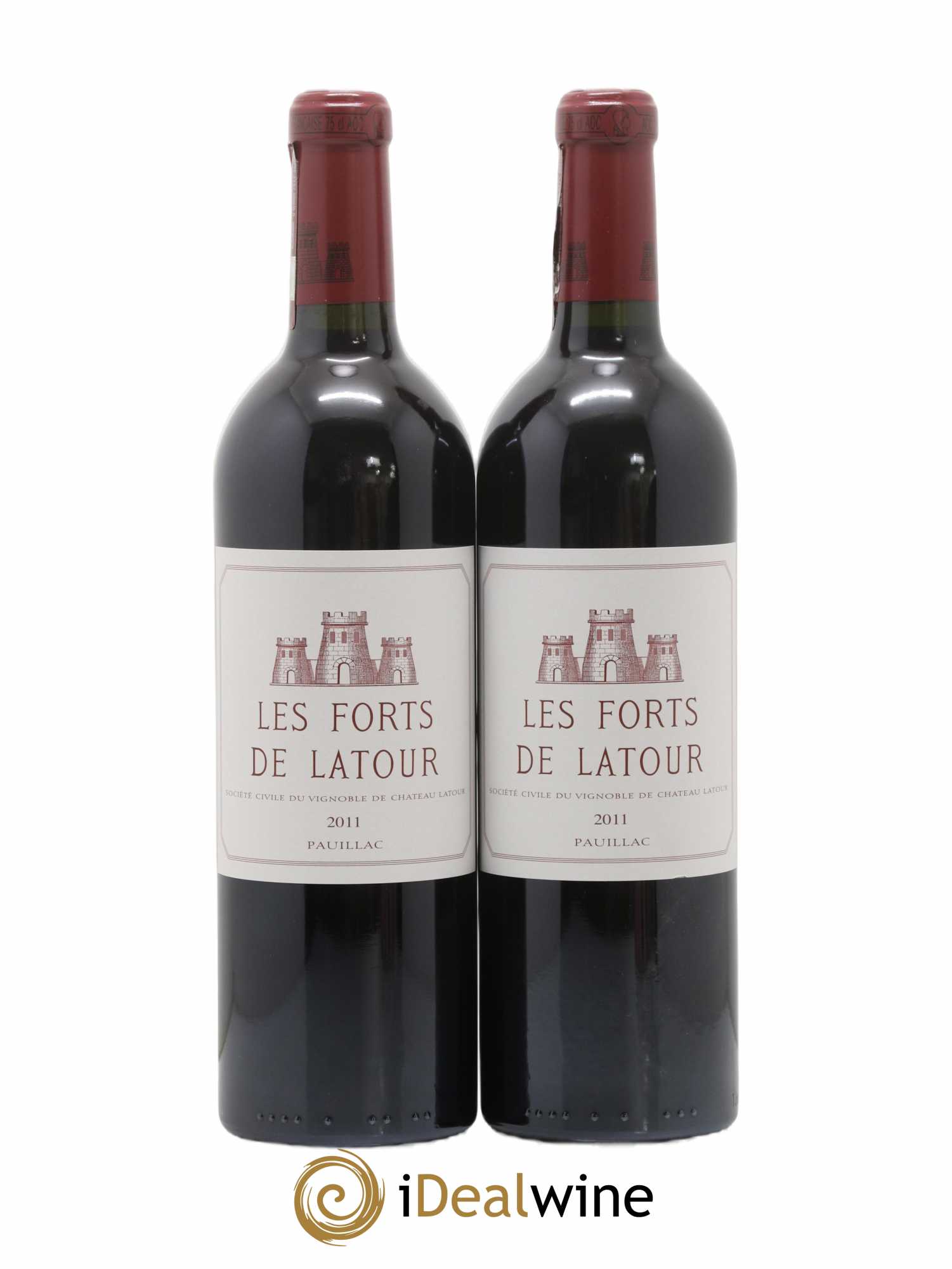 Les Forts de Latour Second Vin 2011 - Lot of 2 bottles - 0