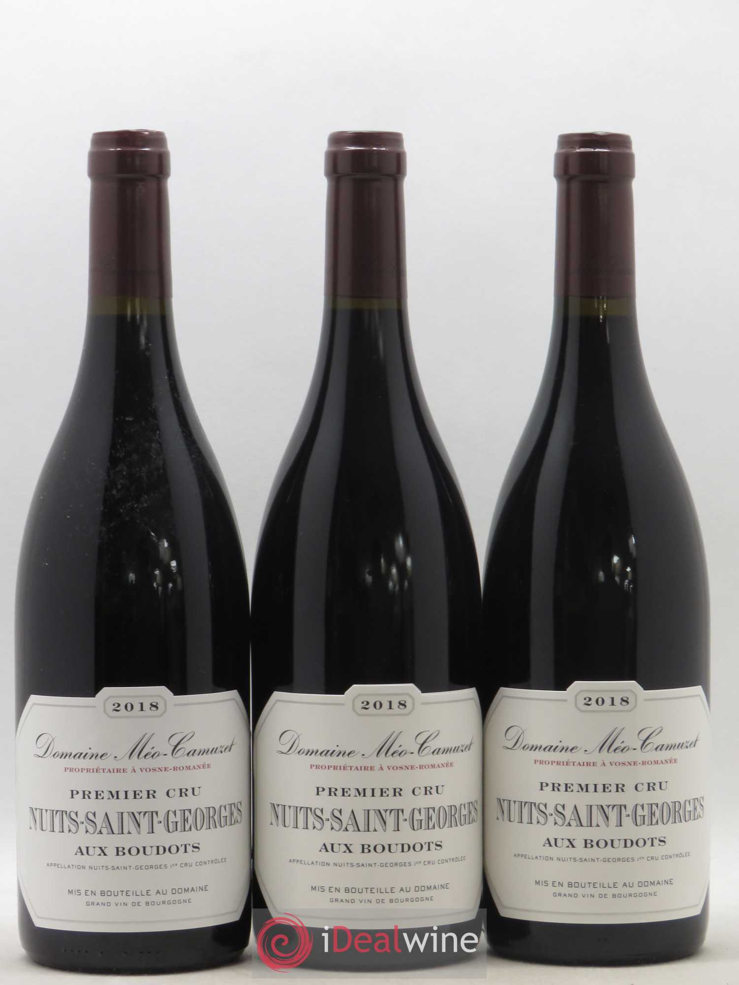 Nuits-Saint-Georges 1er Cru Aux Boudots Méo-Camuzet (Domaine) 2018 - Lot de 3 bouteilles - 0